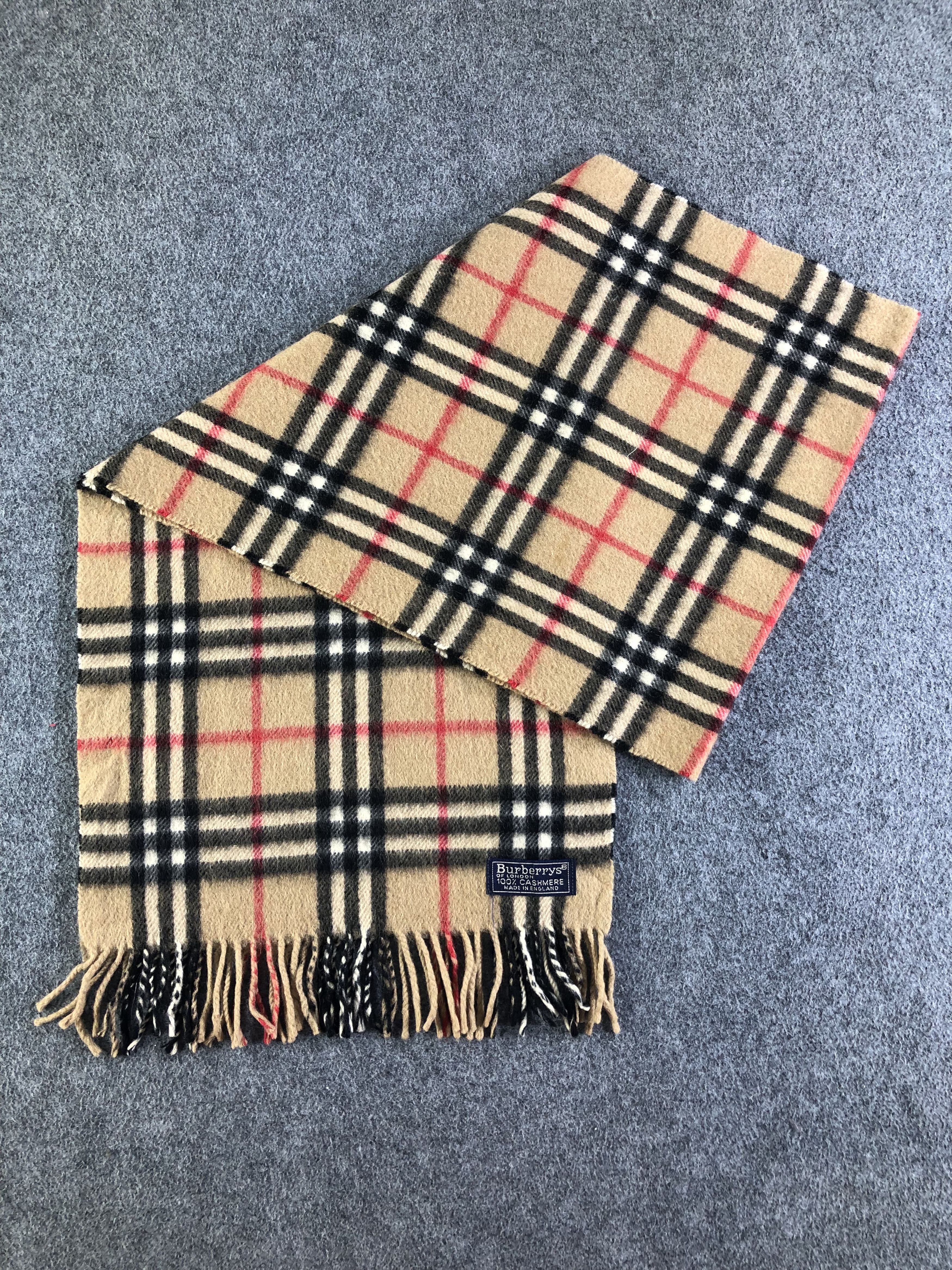 Burberry Burberry Cashmere Scarf / Muffler / Neckwear SS1437 Size ONE SIZE - 5 Thumbnail
