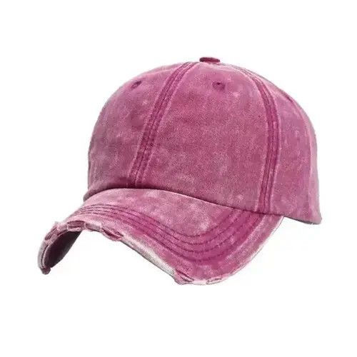 VIBE Utility grunge tie dye distressed ripped cap Size ONE SIZE - 4 Thumbnail