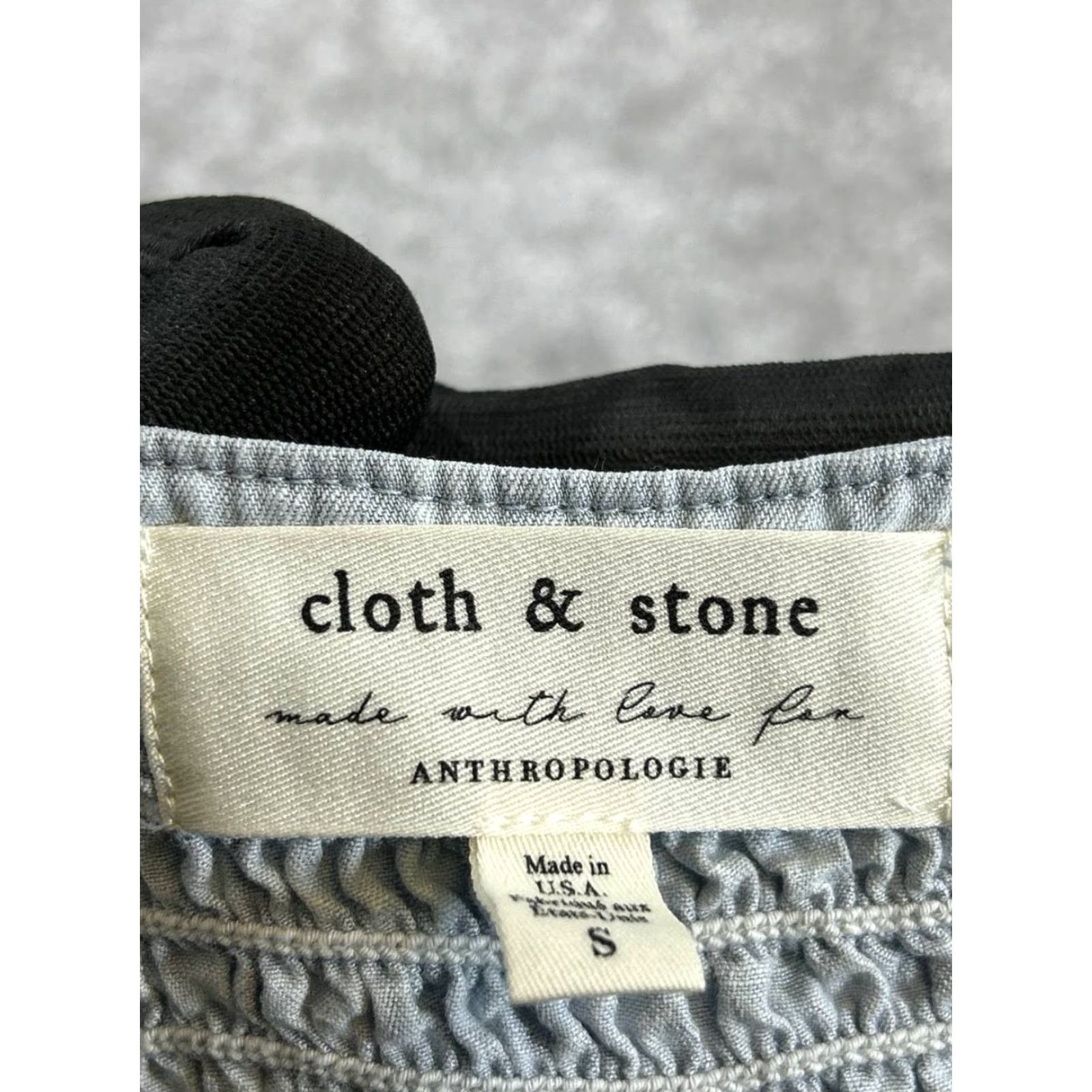 CLOT Cloth & Stone Shirt Womens Small Blue Tank Top V-Neck Sleeveless Tie Dye Pullover Casual Lightweight Knit Lyocell Regular S Blue 90s? Size S / US 4 / IT 40 - 3 Thumbnail