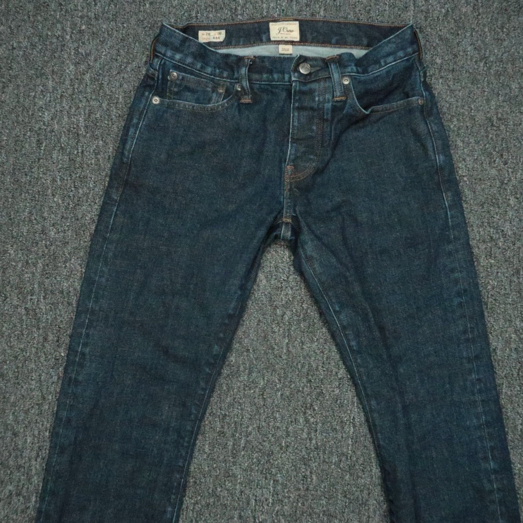 J.Crew VINTAGE J.CREW Jeans Men 28x30 Denim Slim Fit 5-Pocket Blue Casual Straight Size US 28 / EU 44 - 2 Thumbnail