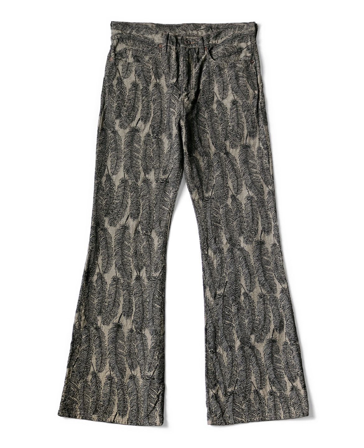 Kapital Kapital 12oz Magpie feather flare denim 5p Okabellbo 28inch Size US 28 / EU 44 - 3 Thumbnail