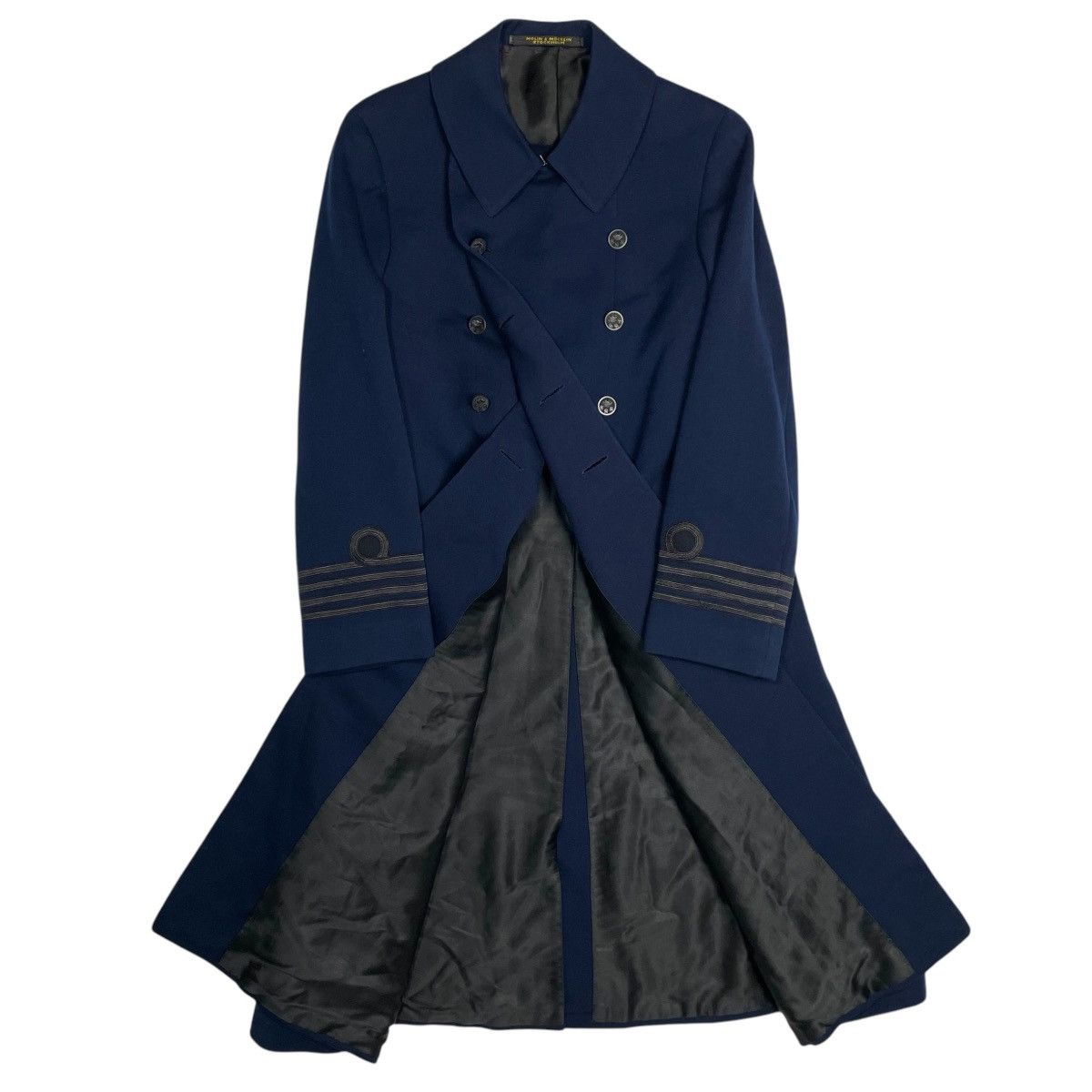 Vintage 1920s Swedish Army Lieutanant Overcoat - Medium Size US M / EU 48-50 / 2 - 2 Thumbnail