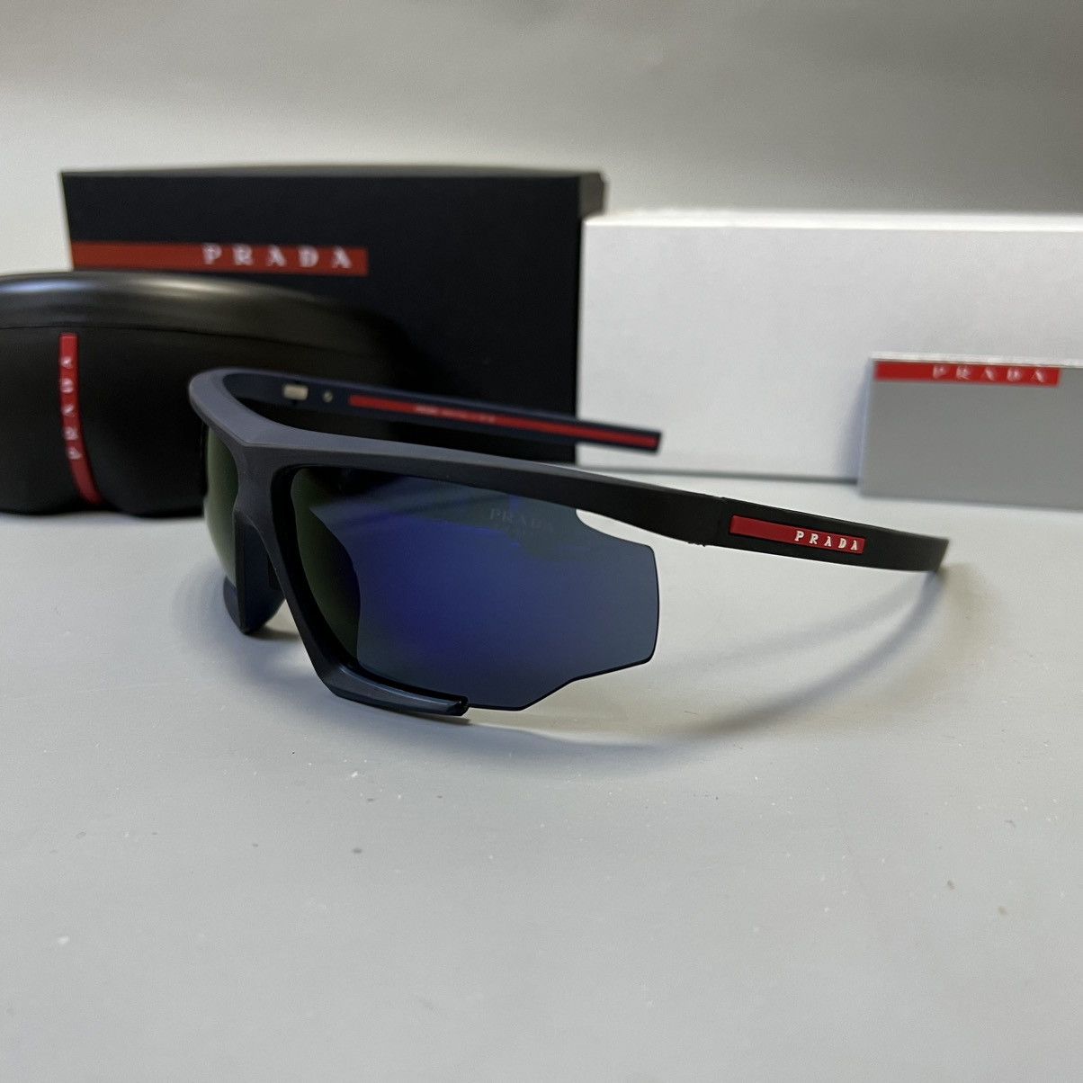 Prada Prada Linea Rossa 0PS 07YS NEW Black Sunglasses men’s y2k Size ONE SIZE - 1 Thumbnail