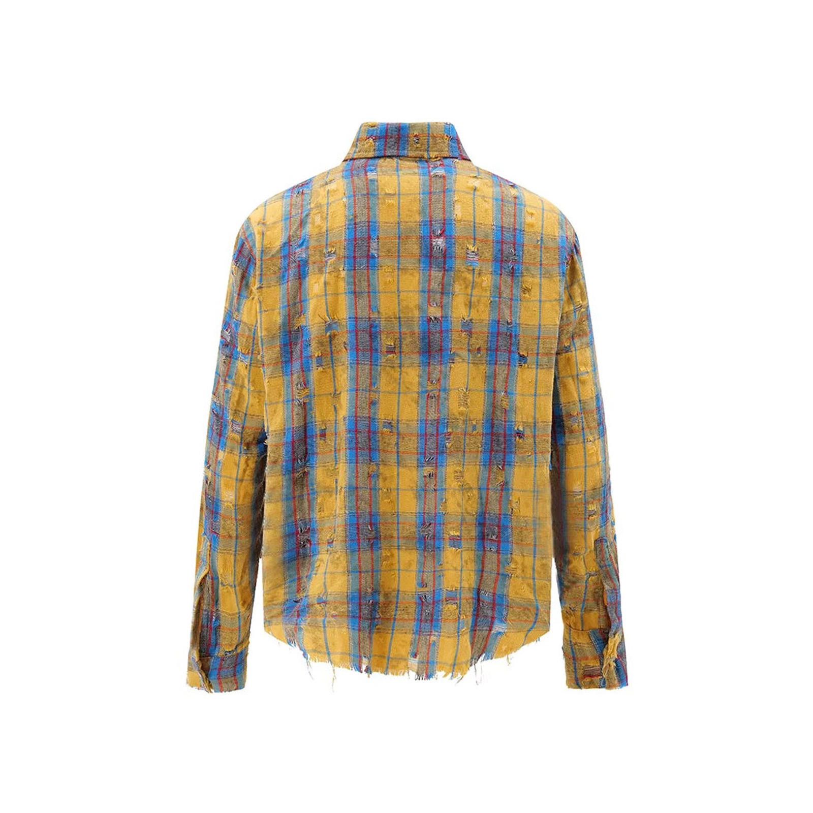Japanese Brand Flannel Raw Edge Long Sleeve shirt Size US M / EU 48-50 / 2 - 4 Thumbnail
