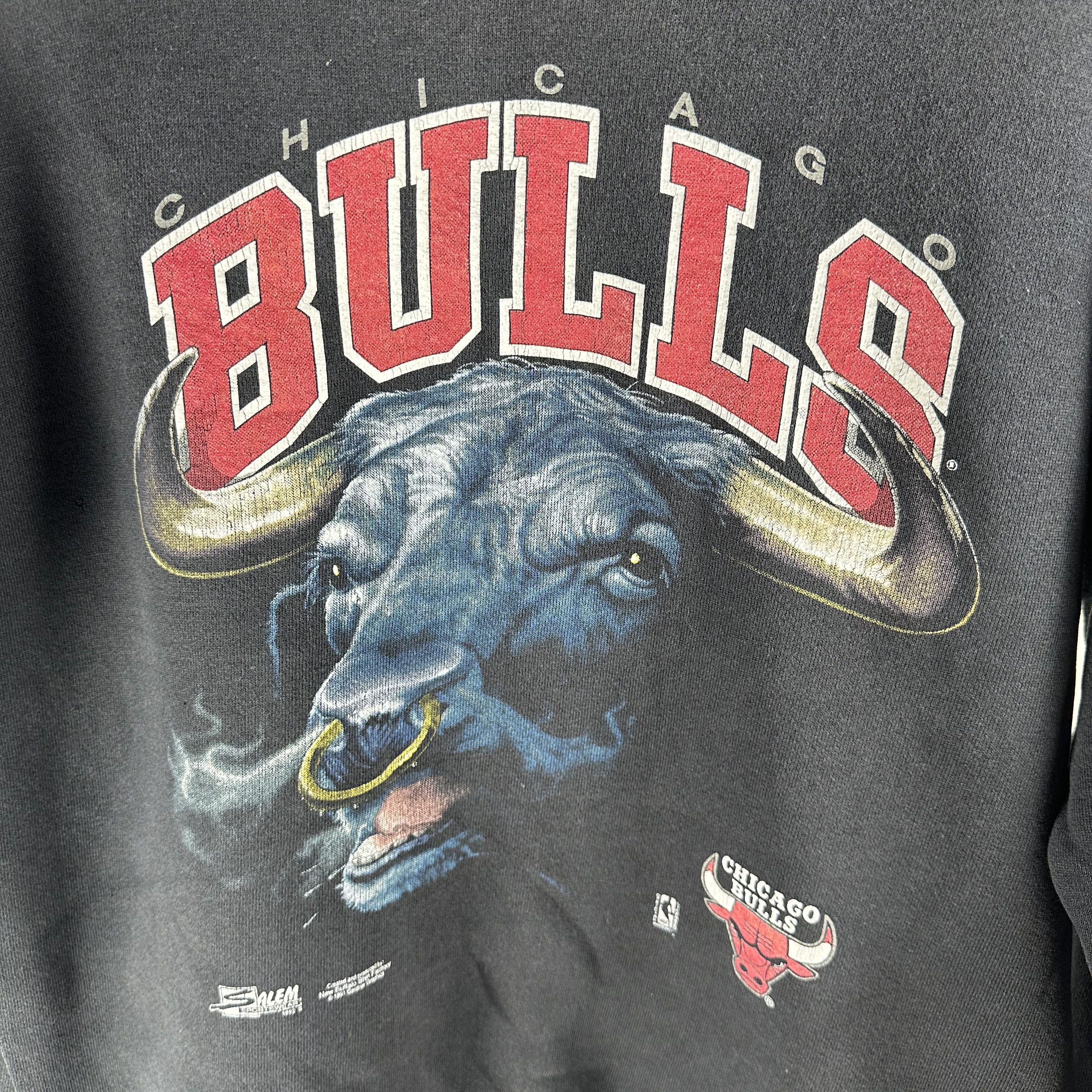 Vintage Vintage 90s Chicago Bulls NBA Mascot Salem Sweatshirt Size US L / EU 52-54 / 3 - 2 Thumbnail