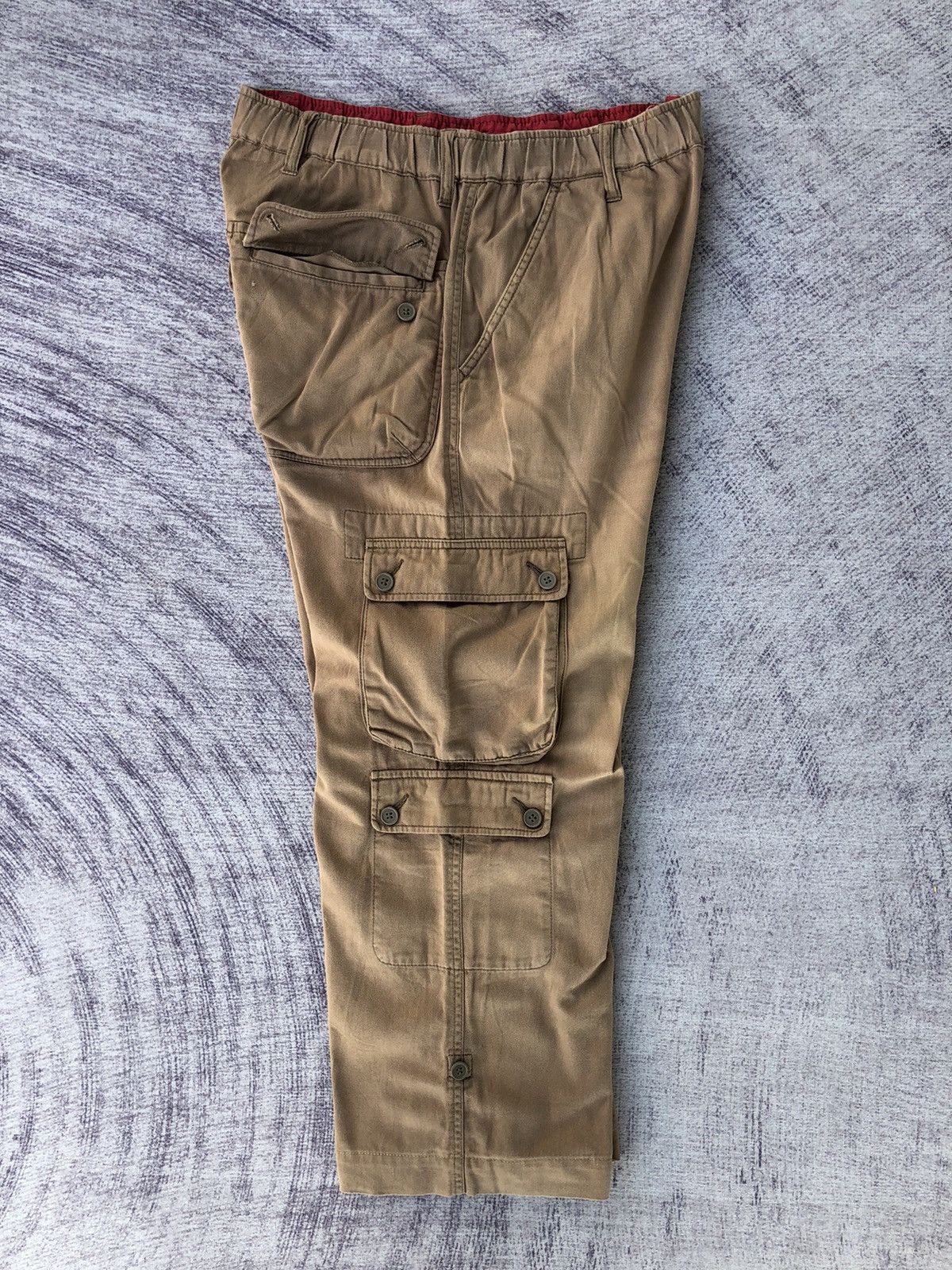 Japanese Brand Faded Cargo Baggie Lindstorm Multipocket Tactical Size US 29 - 16 Thumbnail