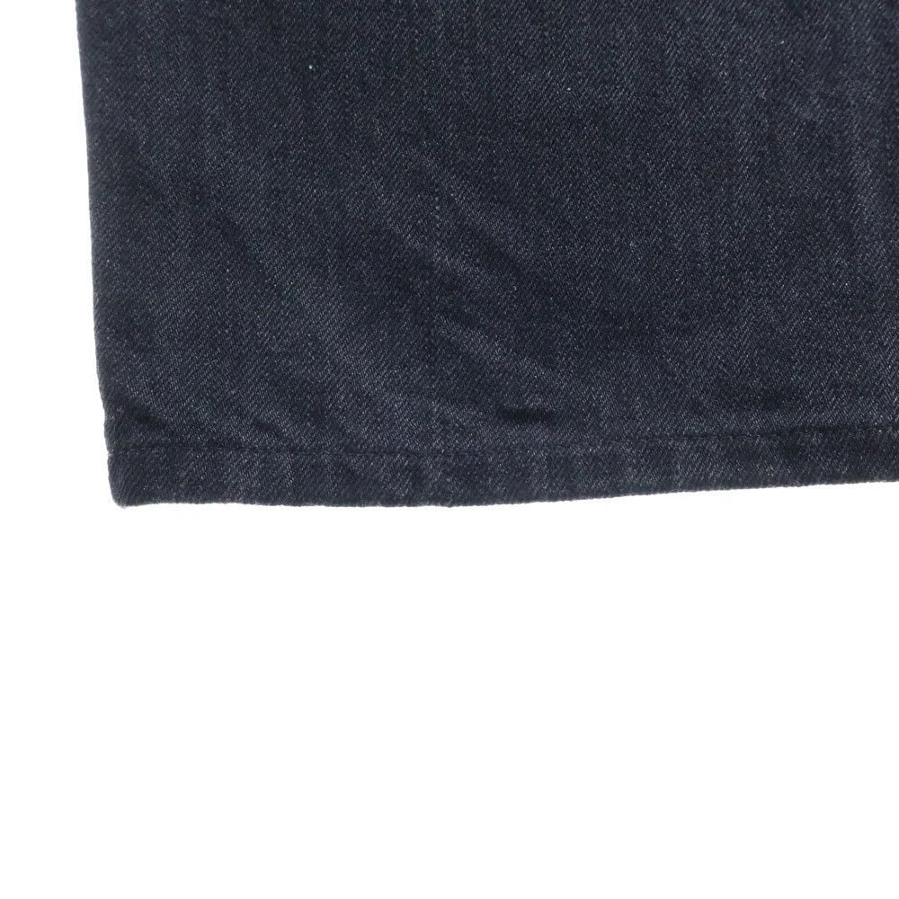 Yohji Yamamoto Yohji Yamaha POUR HOMME/Distressed Black Denim Pants Size US 33 - 6 Thumbnail