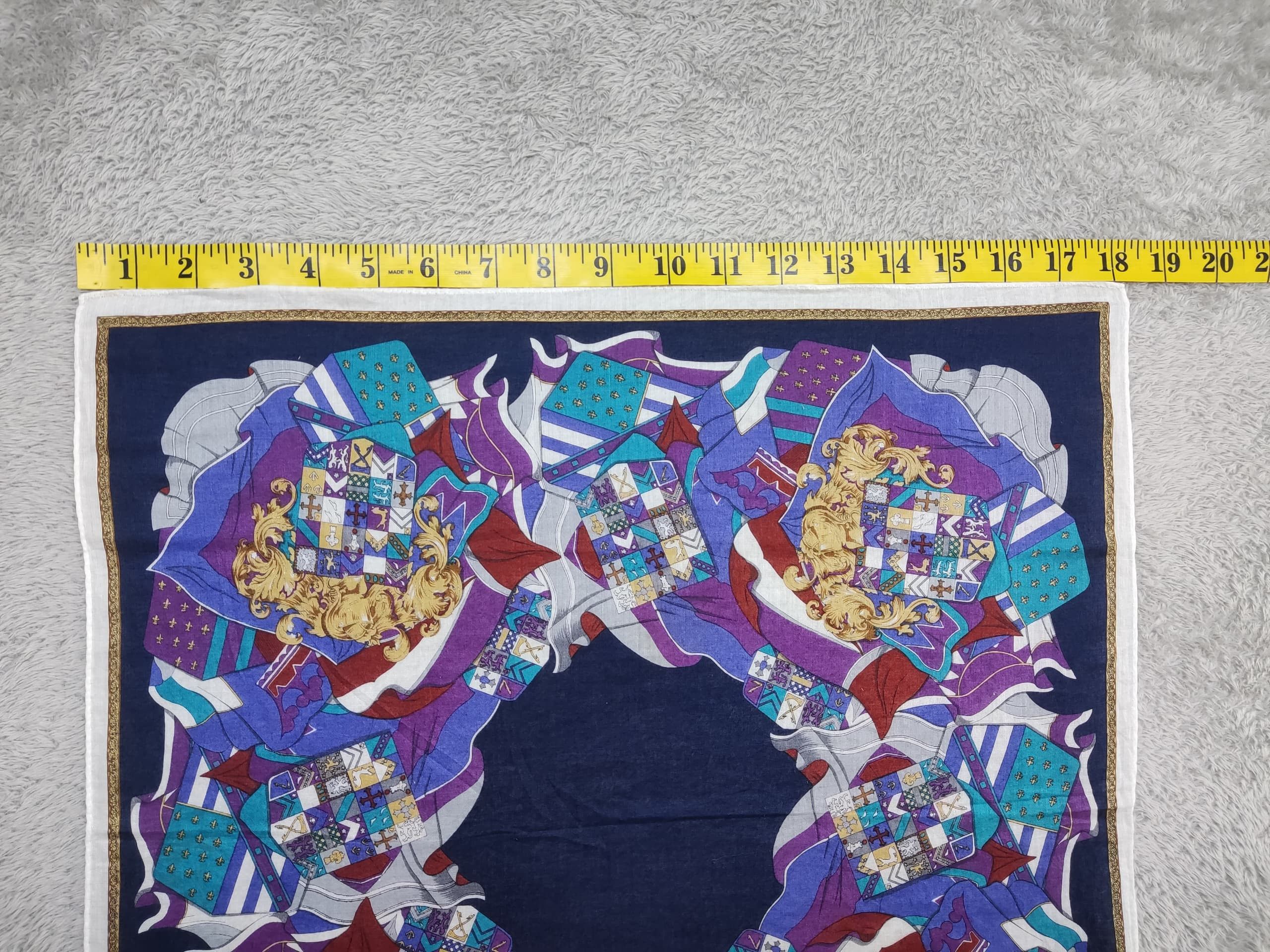 Celine Vintage CELINE Paris Handkerchief Luxury Designer -2 Set Size ONE SIZE - 12 Thumbnail