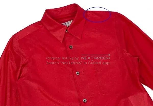 Comme des Garcons Comme Des Garcons Red vintage checkered blouse Size XS / US 0-2 / IT 36-38 - 4 Thumbnail
