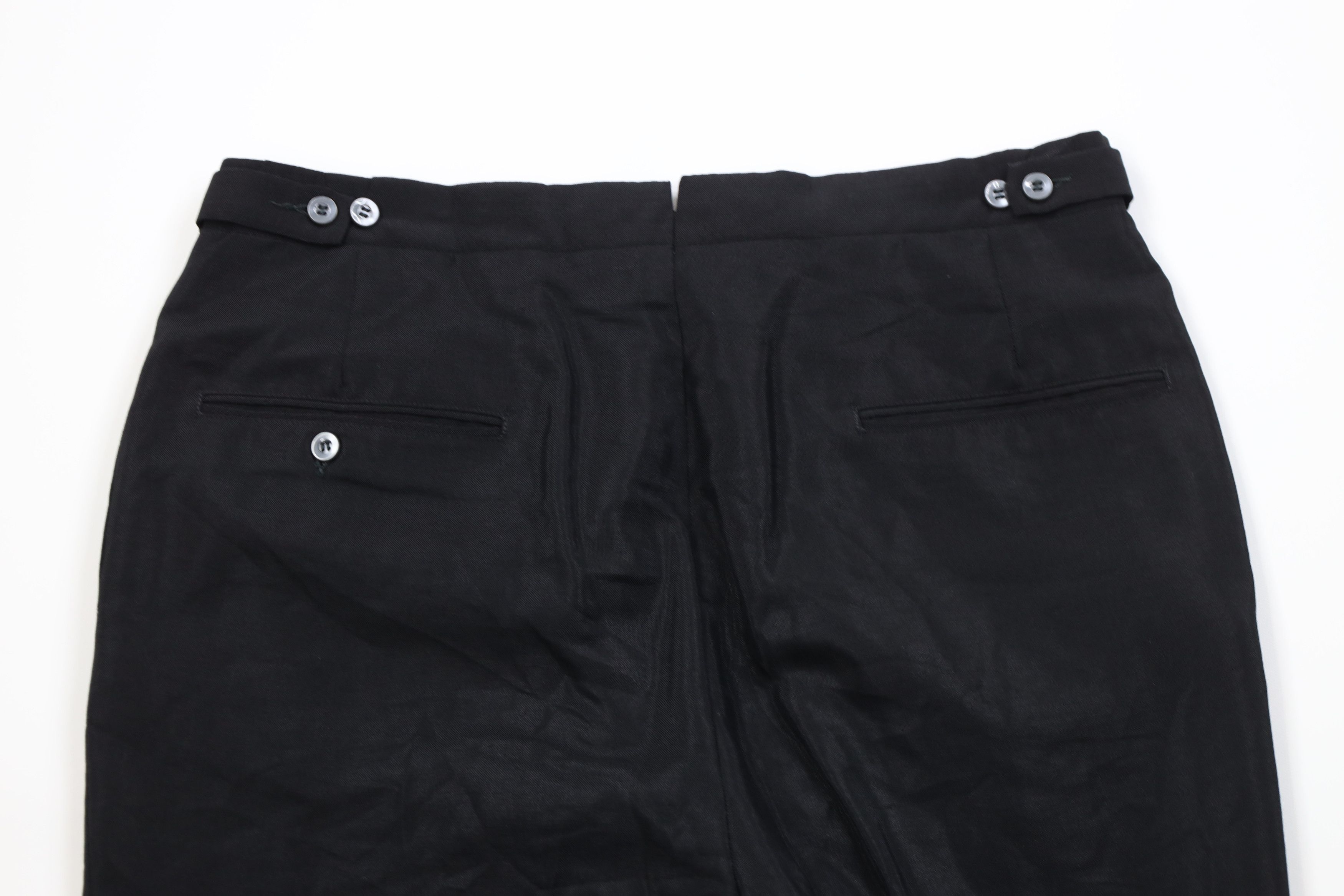 Vintage Vintage 50s Rockabilly Gabardine Knit Chino Pants Black USA Size US 34 / EU 50 - 11 Thumbnail