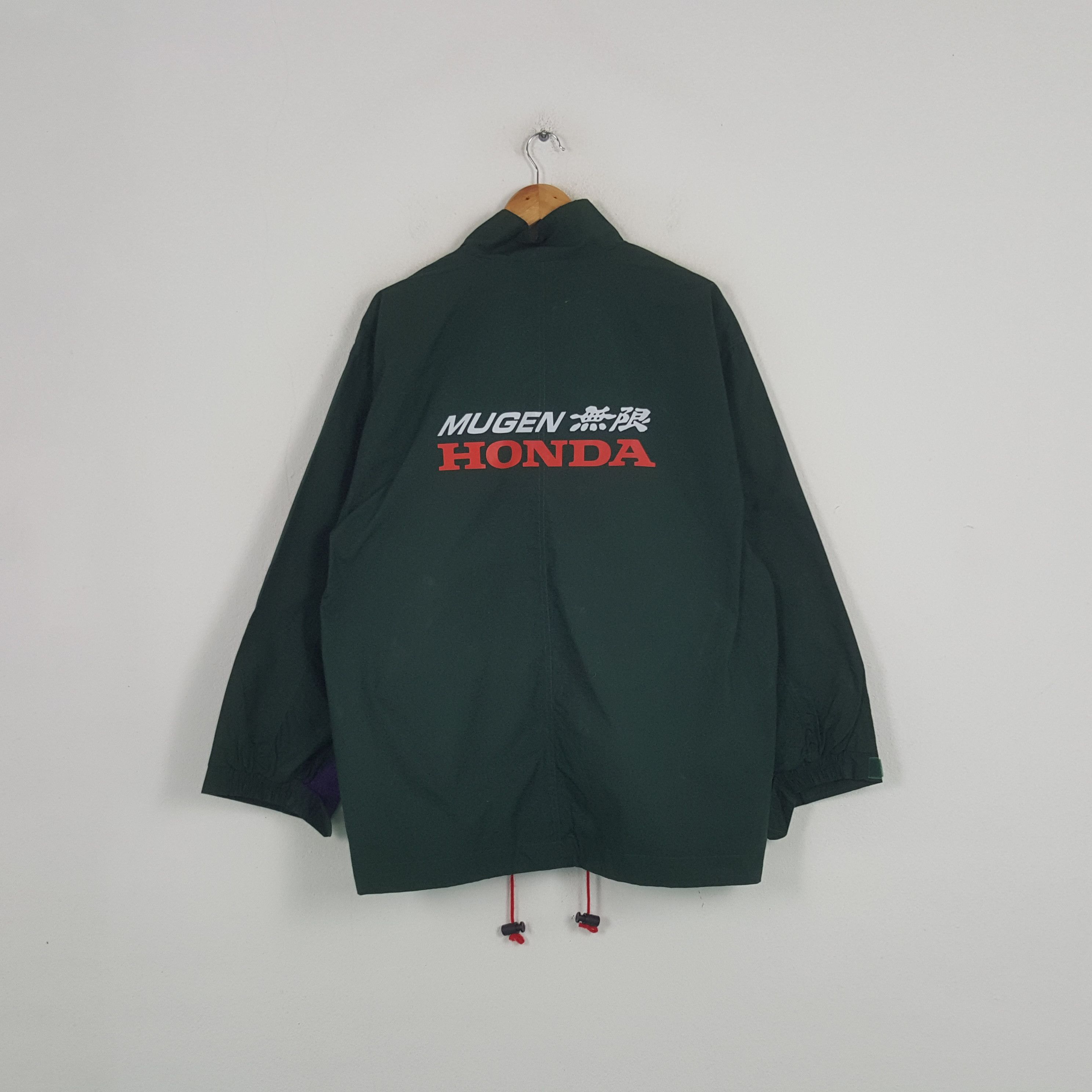 Japanese Brand × Vintage Vintage Mugen Honda Japanese Racing Team Windbreaker Jacket Size US XL / EU 56 / 4 - 1 Thumbnail