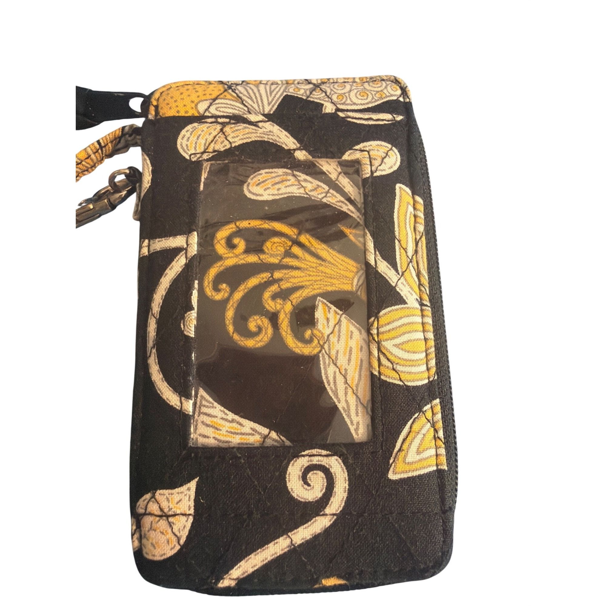 Vera Bradley Vera Bradley Zip Wristlet Wallet Yellow Bird Retired Zip Aro Size ONE SIZE - 2 Thumbnail