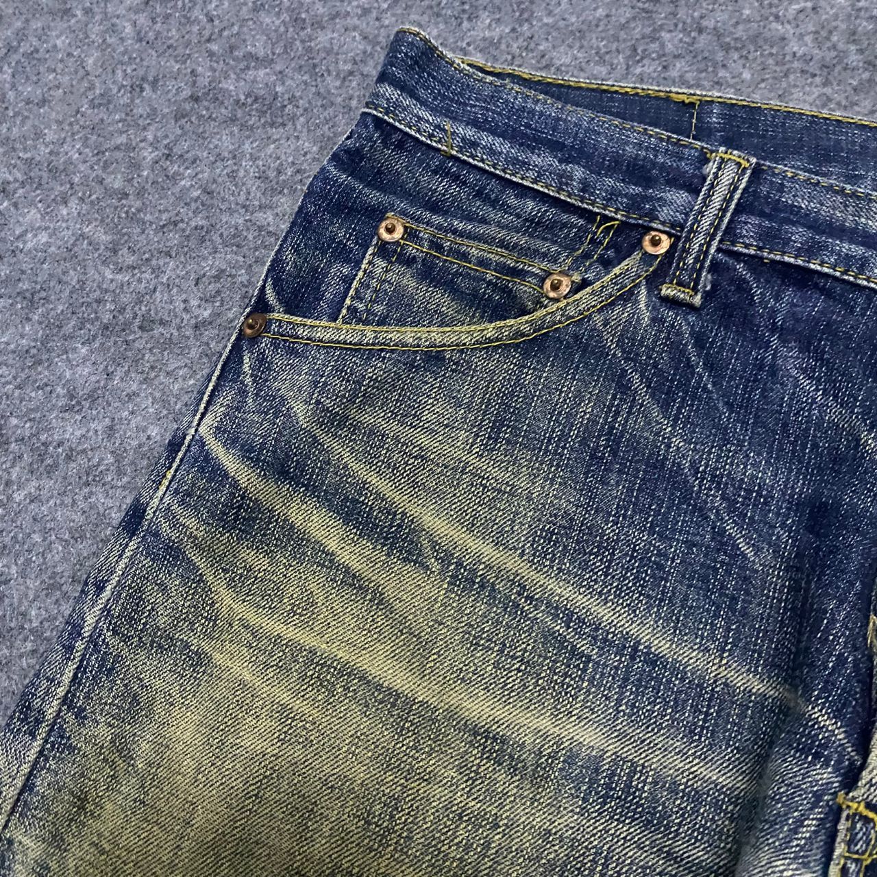 Japanese Brand 💥Best Offer💥Vintage Justin Jeans Distressed Denim Size US 33 - 10 Thumbnail