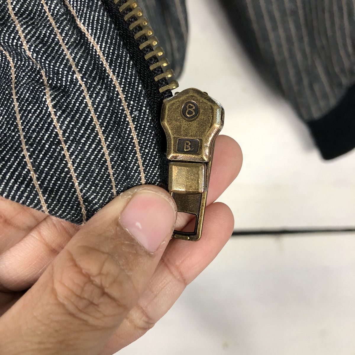 Japanese Brand 📌Vintage Hickory Chore Bomber Jacket Woolrich Issey Miyake Size US M / EU 48-50 / 2 - 18 Thumbnail