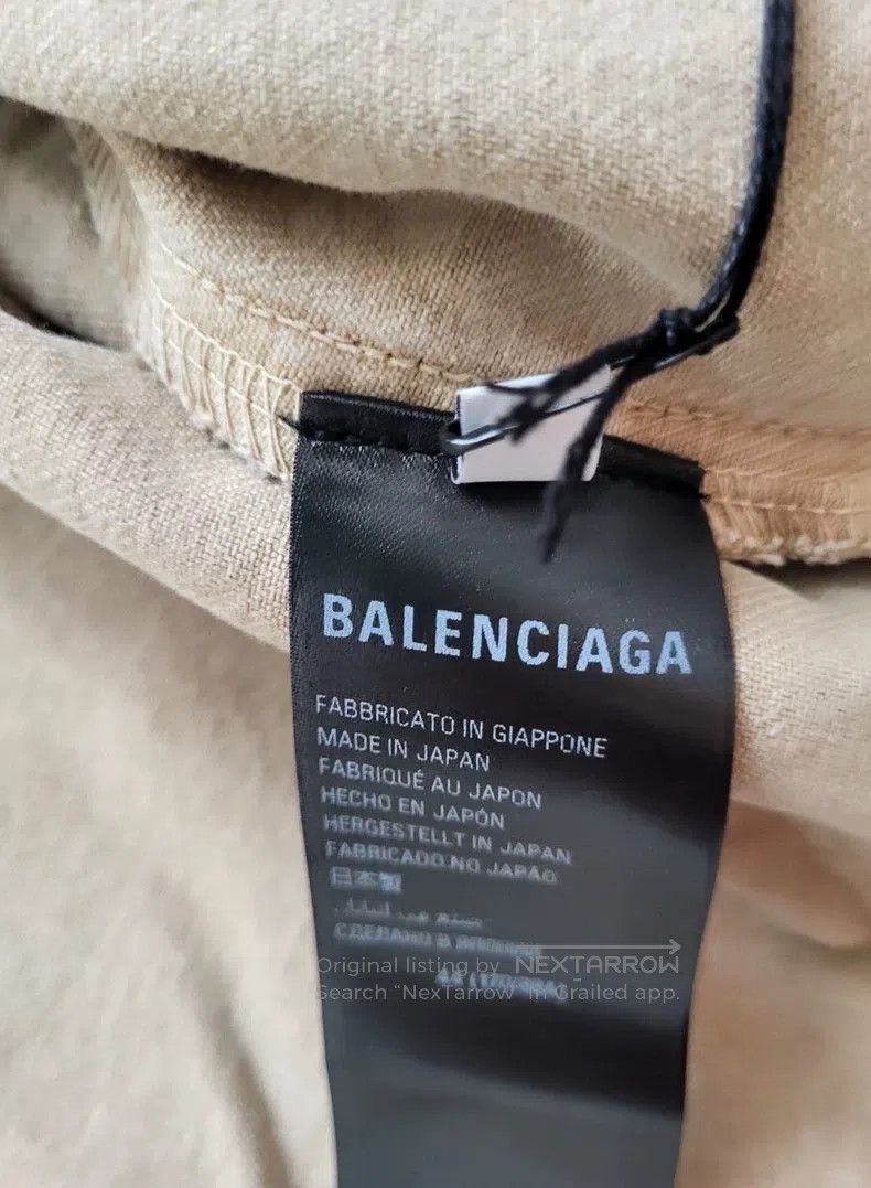 Balenciaga Balenciaga Distressed denim work jacket Size US S / EU 44-46 / 1 - 4 Thumbnail