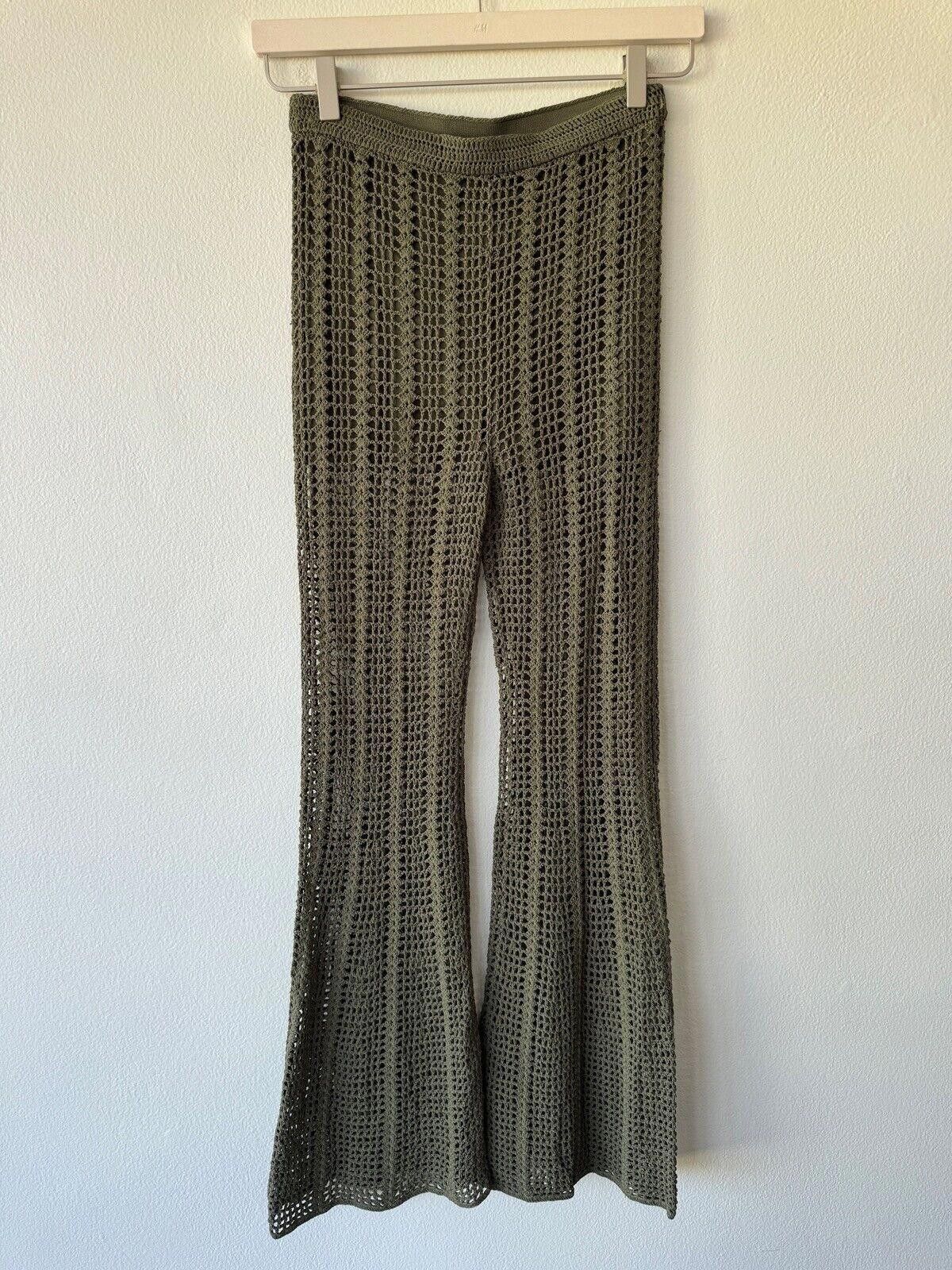Dion Lee New dion lee knit pinnacle open crochet pant green small s 8 Size 28" / US 6 / IT 42 - 3 Thumbnail