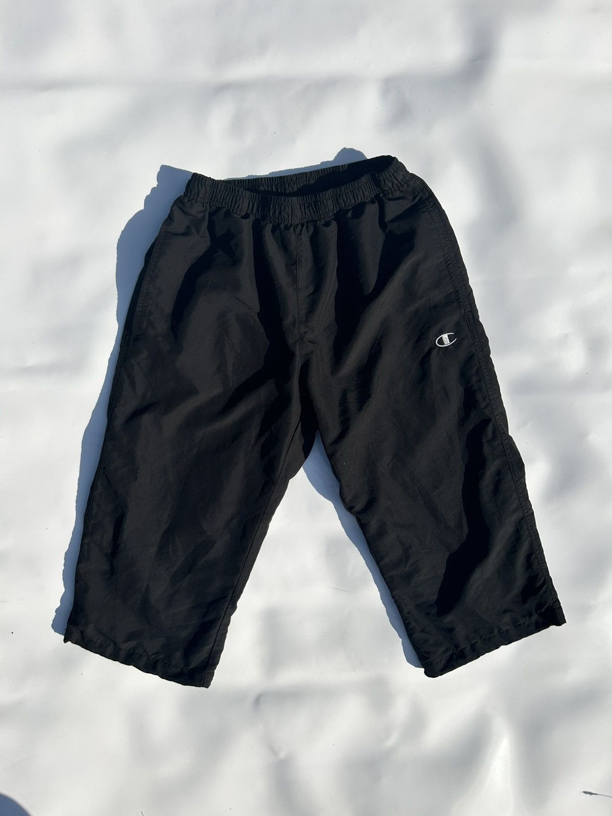 Champion Champion 3/4 length pants three-quarter trousers cord lock S Size US 28 / EU 44 - 1 Thumbnail