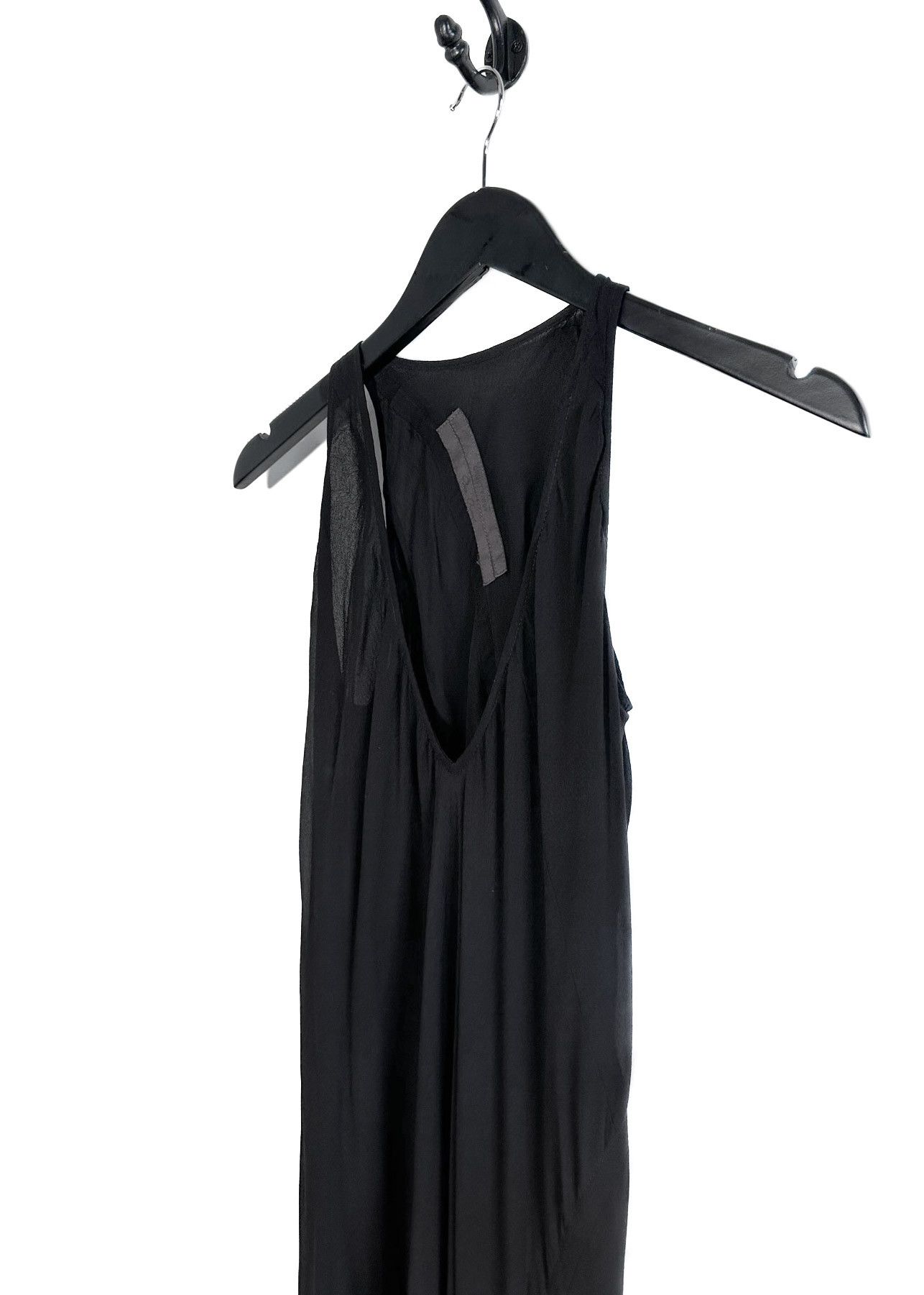 Rick Owens Rick Owens 2009 Crust Black Silk Dress Size S / US 4 / IT 40 - 4 Thumbnail