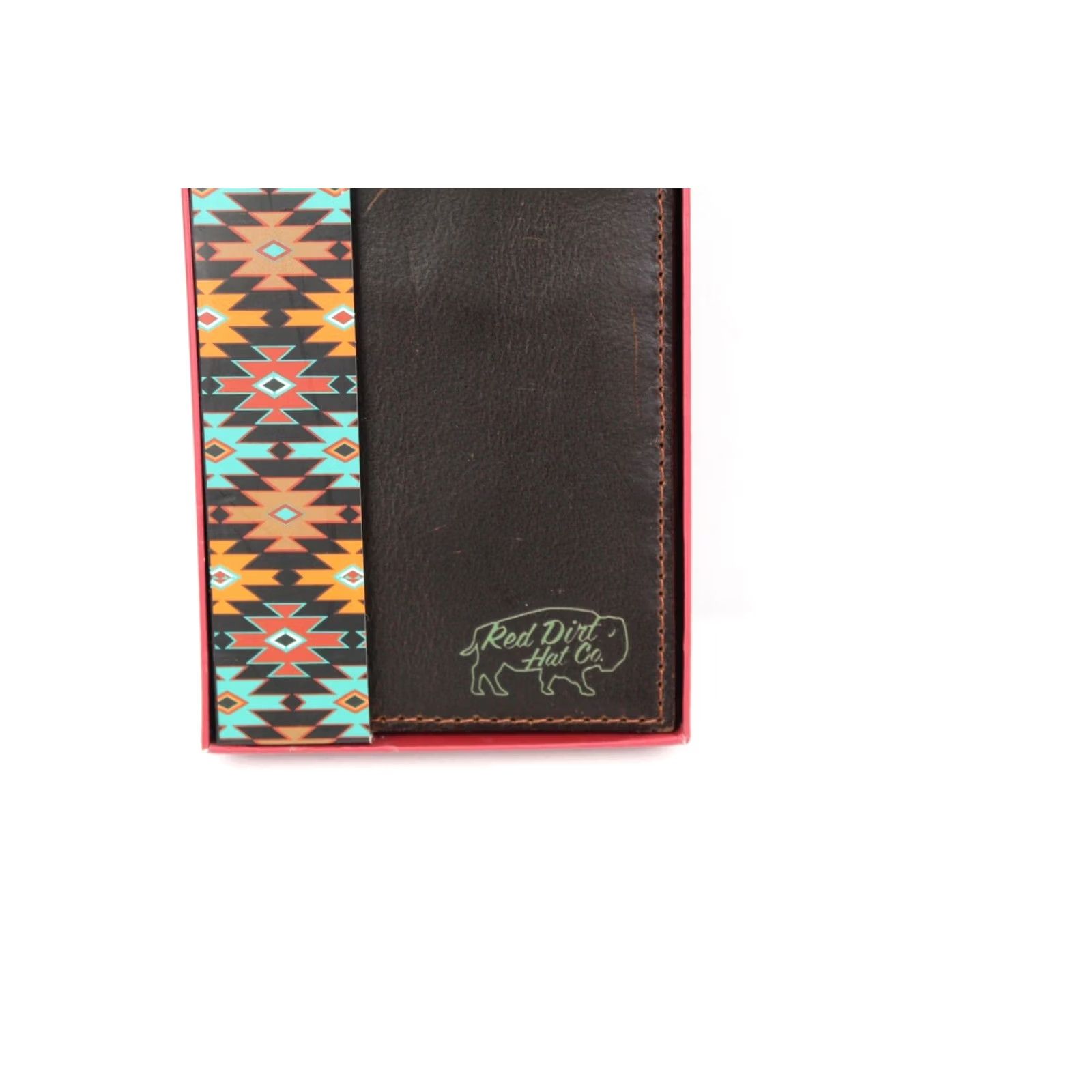 Vintage VINTAGE Red Dirt Hat Men's Rodeo Wallet Tooled Accent Western Cowboy Leather Turquoise Size ONE SIZE - 4 Thumbnail