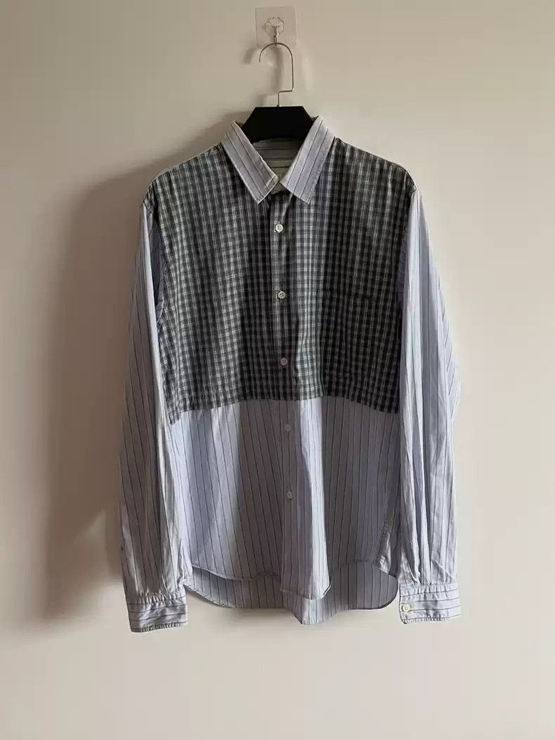 Comme des Garcons comme des garcon plaid patchwork shirt Size US XL / EU 56 / 4 - 1 Thumbnail