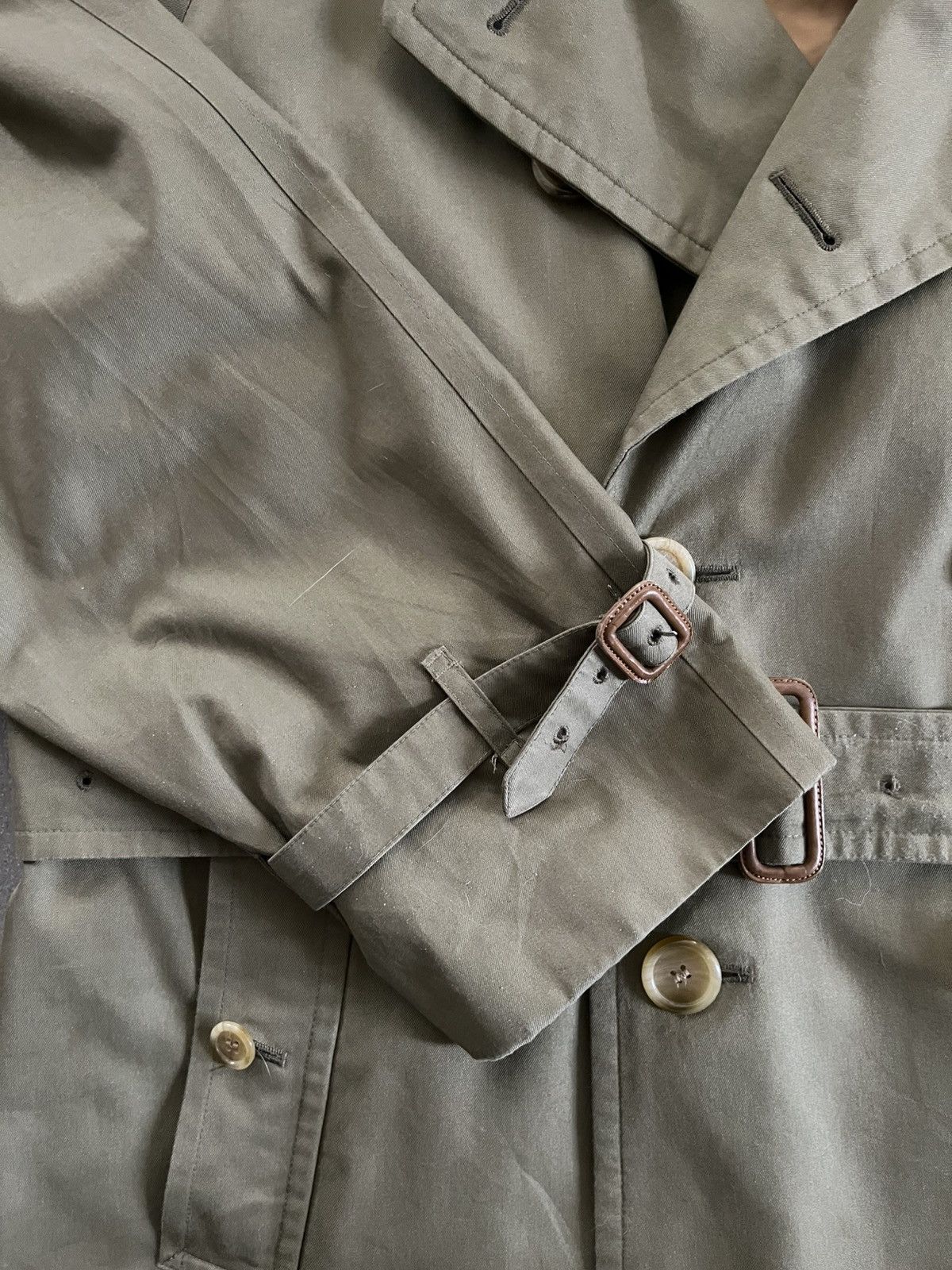 Burberry Vintage Burberry Lined Double Breasted Trench Coat Size US L / EU 52-54 / 3 - 7 Thumbnail