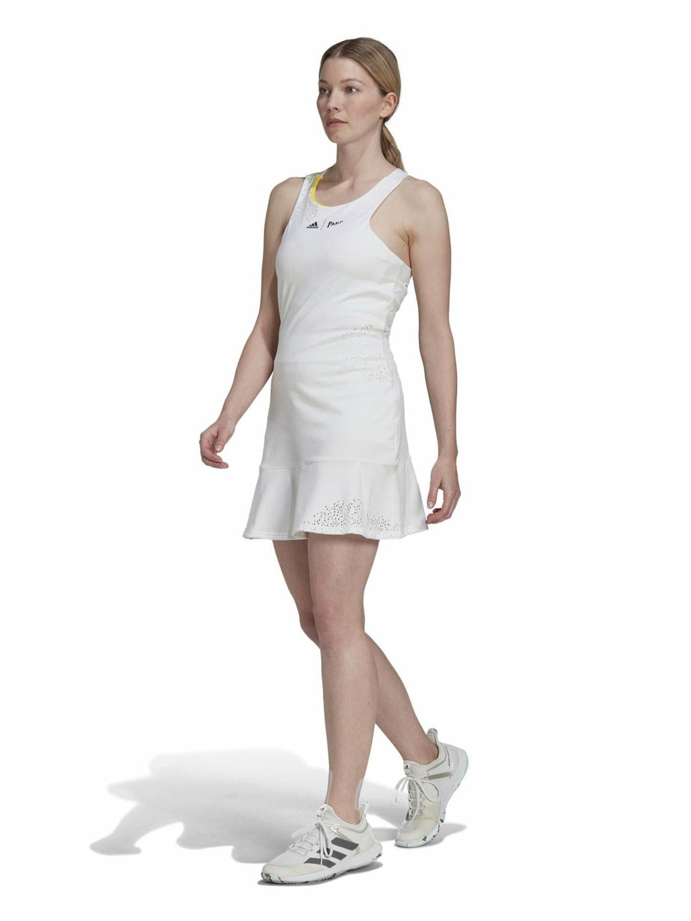 Adidas adidas Parley LDN Y-Dress 'White' (Wimbledon 2022) HT5947 Size XS / US 0-2 / IT 36-38 - 4 Thumbnail