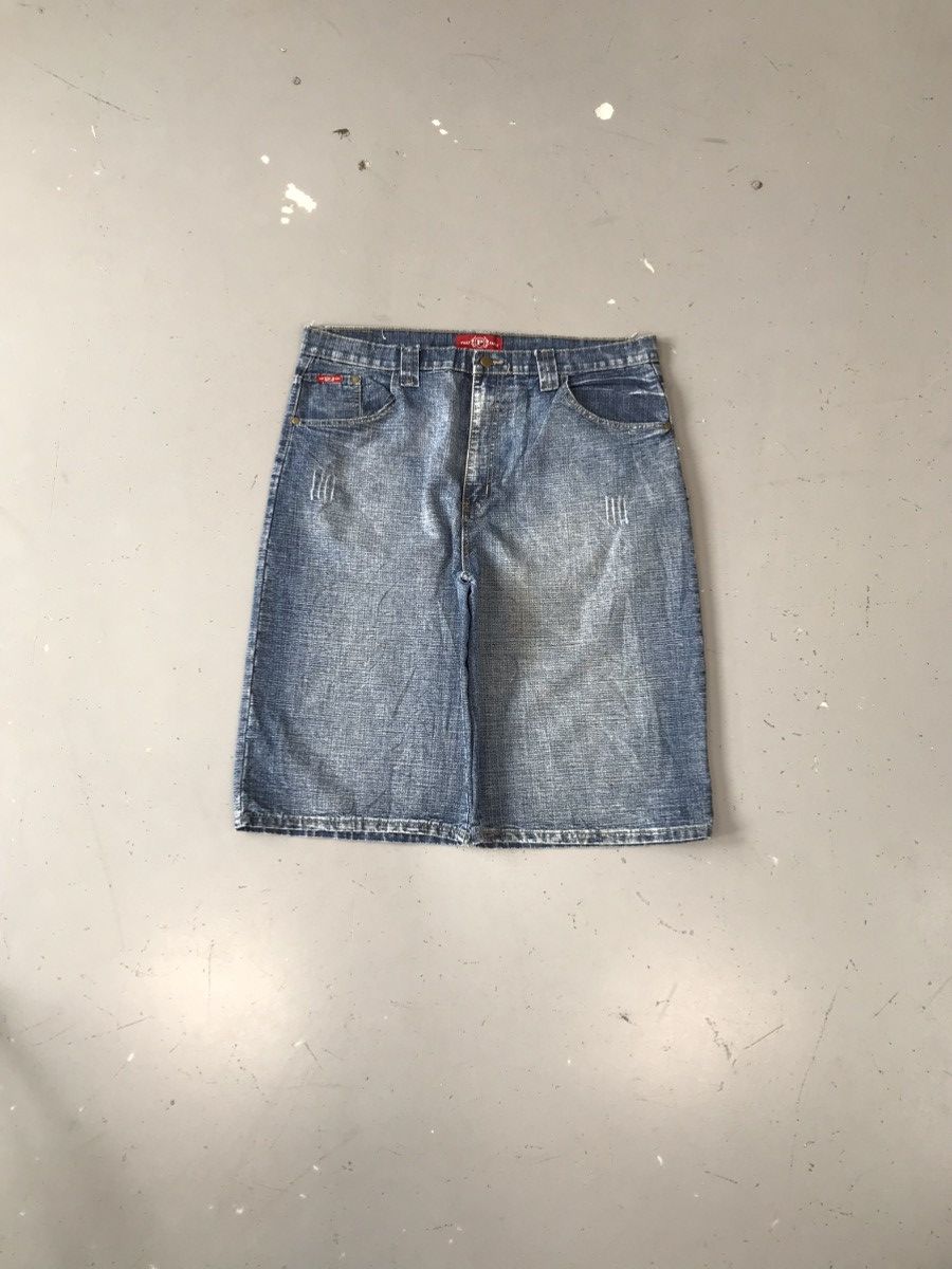 Phat Farm × Southpole × Vintage Vintage rare phat farm denim jort Size US 39 - 2 Thumbnail