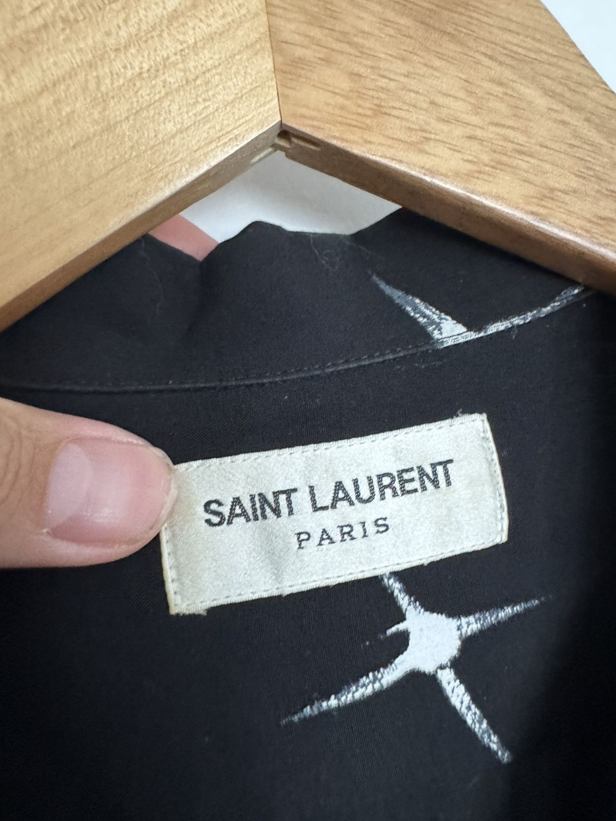 Saint Laurent Paris Shooting stars camp viscose summer shirt Size US M / EU 48-50 / 2 - 2 Thumbnail