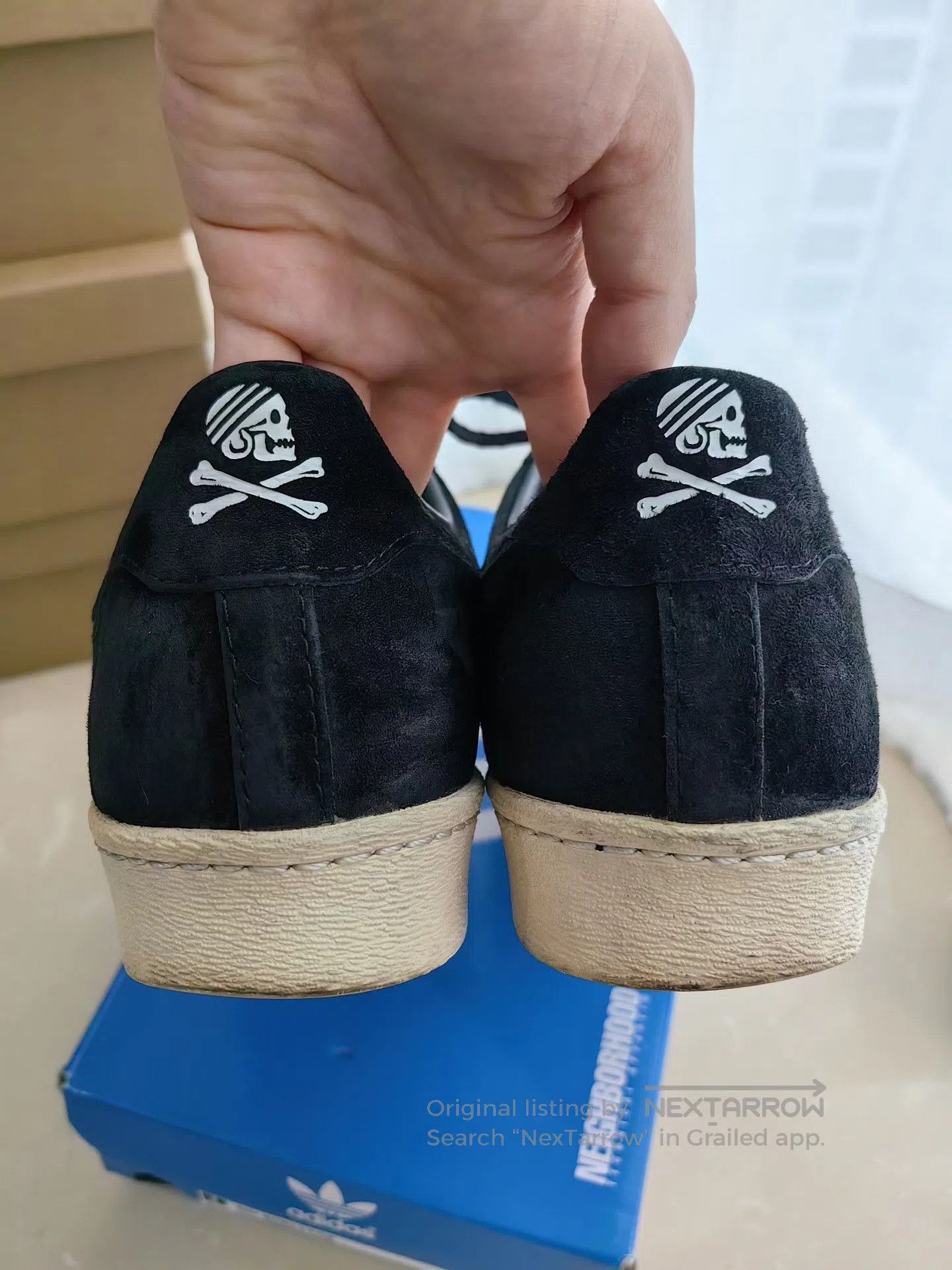 Adidas adidas Neighborhood NBHD Shell Toe. Size US 10 / EU 43 - 7 Thumbnail
