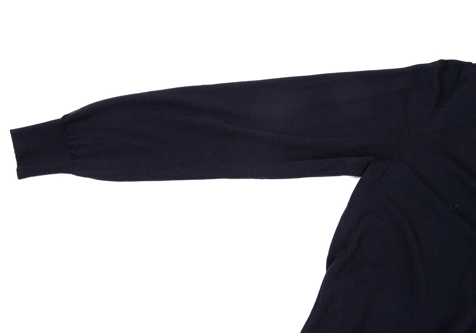 Maison Margiela Wool Cotton Knit Cardigan in Navy, Size XL Size US XL / EU 56 / 4 - 4 Thumbnail