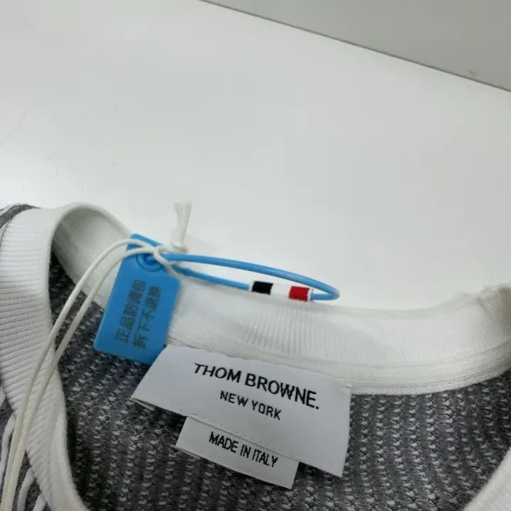 Thom Browne Thom Browne Classic Striped Crewneck Sweatshirt -2507 Size US M / EU 48-50 / 2 - 4 Thumbnail