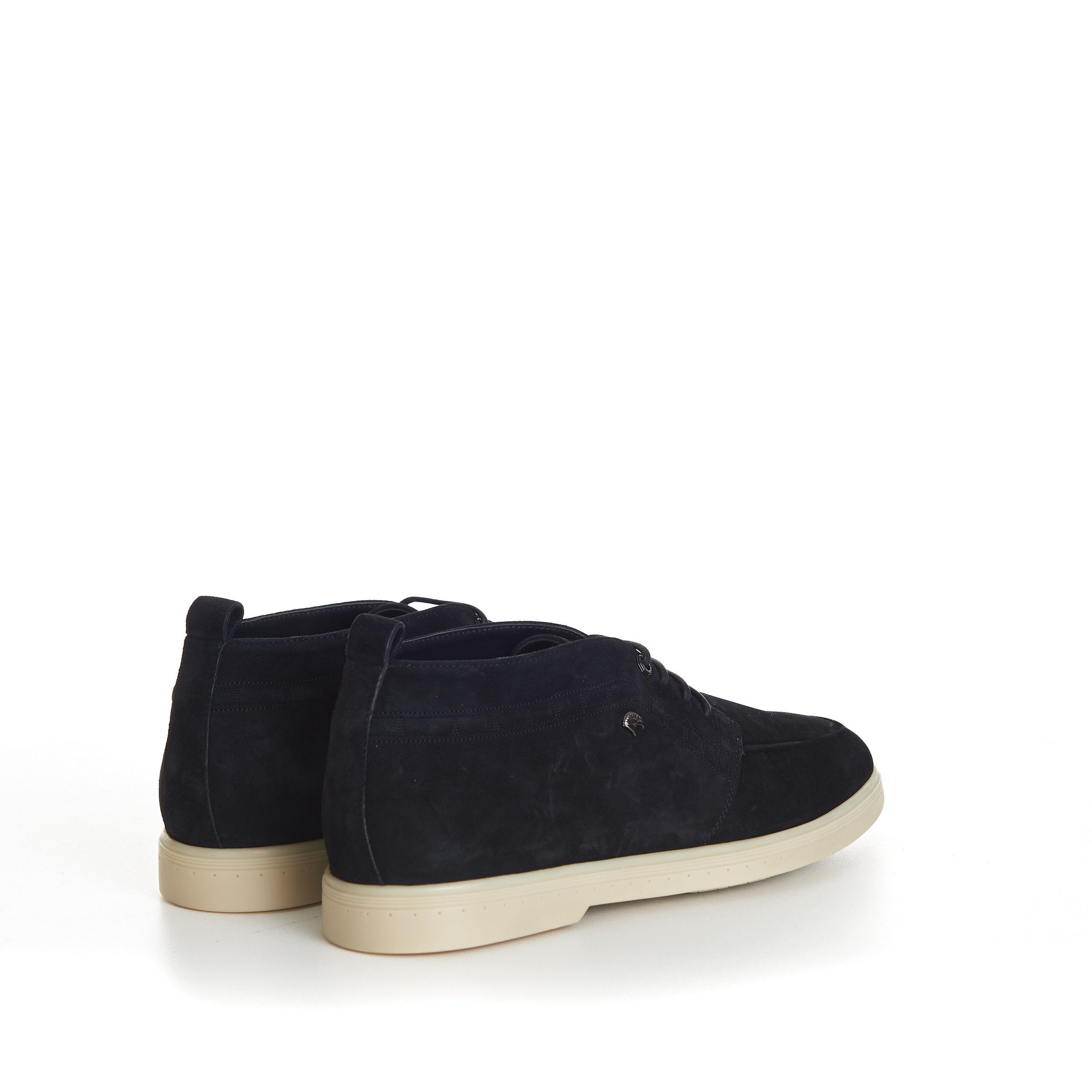 Stefano Ricci Black Suede Lace Up Chukka Boots With Rubber Soles Size US 8.5 / EU 41-42 - 7 Thumbnail