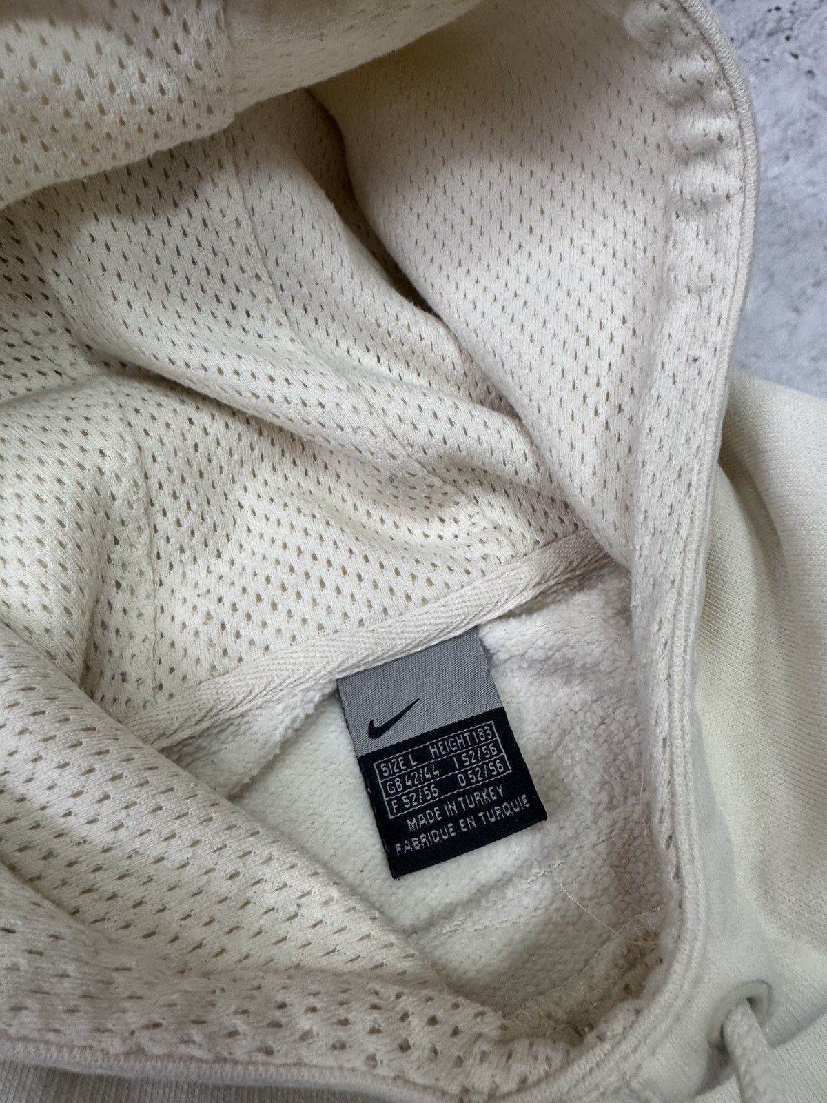 Nike × Vintage NIKE VINTAGE 00s y2k OVERSIZE BAGGY HOODIE CENTER LOGO Size US L / EU 52-54 / 3 - 7 Thumbnail