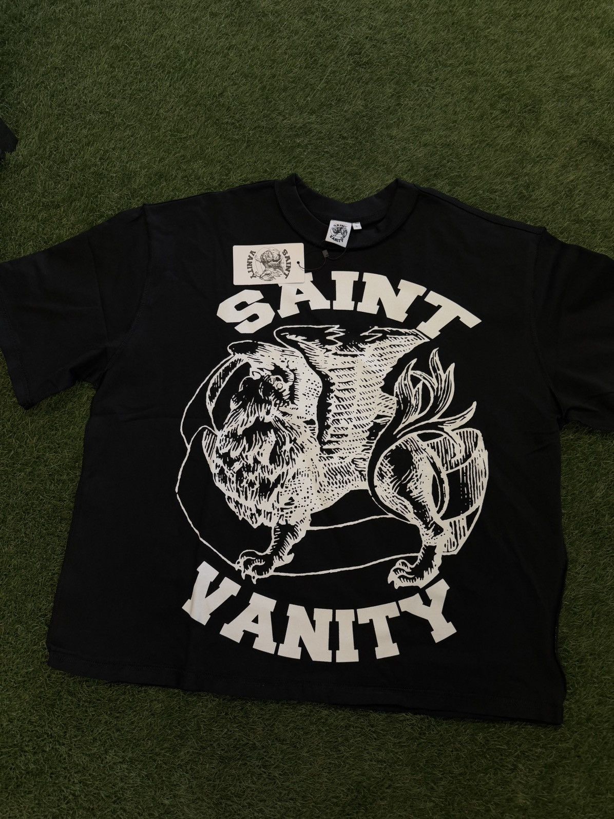 Saint Vanity Saint Vanity Black White Griffins Tee Size L (NEW) Size US L / EU 52-54 / 3 - 3 Thumbnail