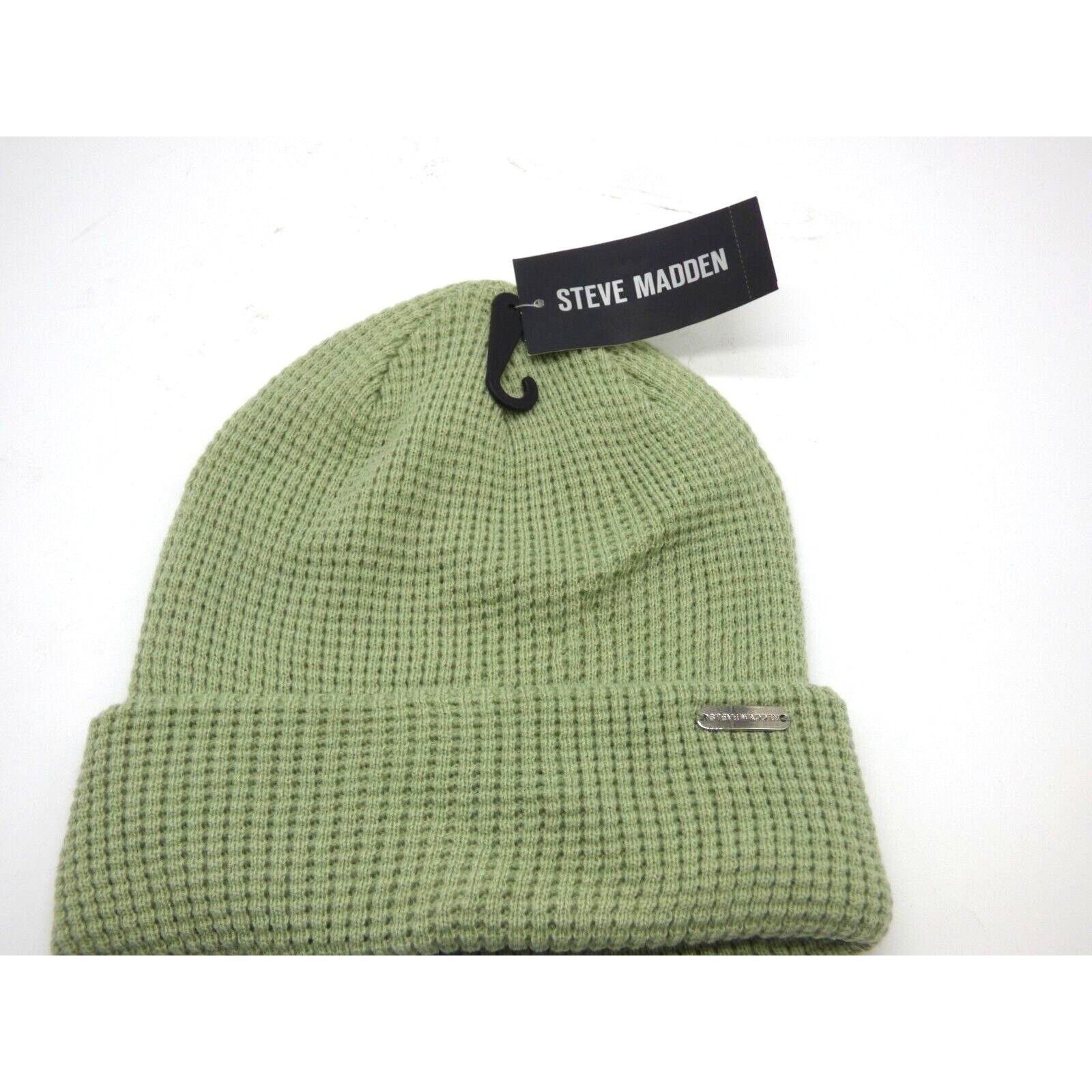 Steve Madden Steve Madden Waffle Beanie, OS, Mint Size ONE SIZE - 6 Thumbnail