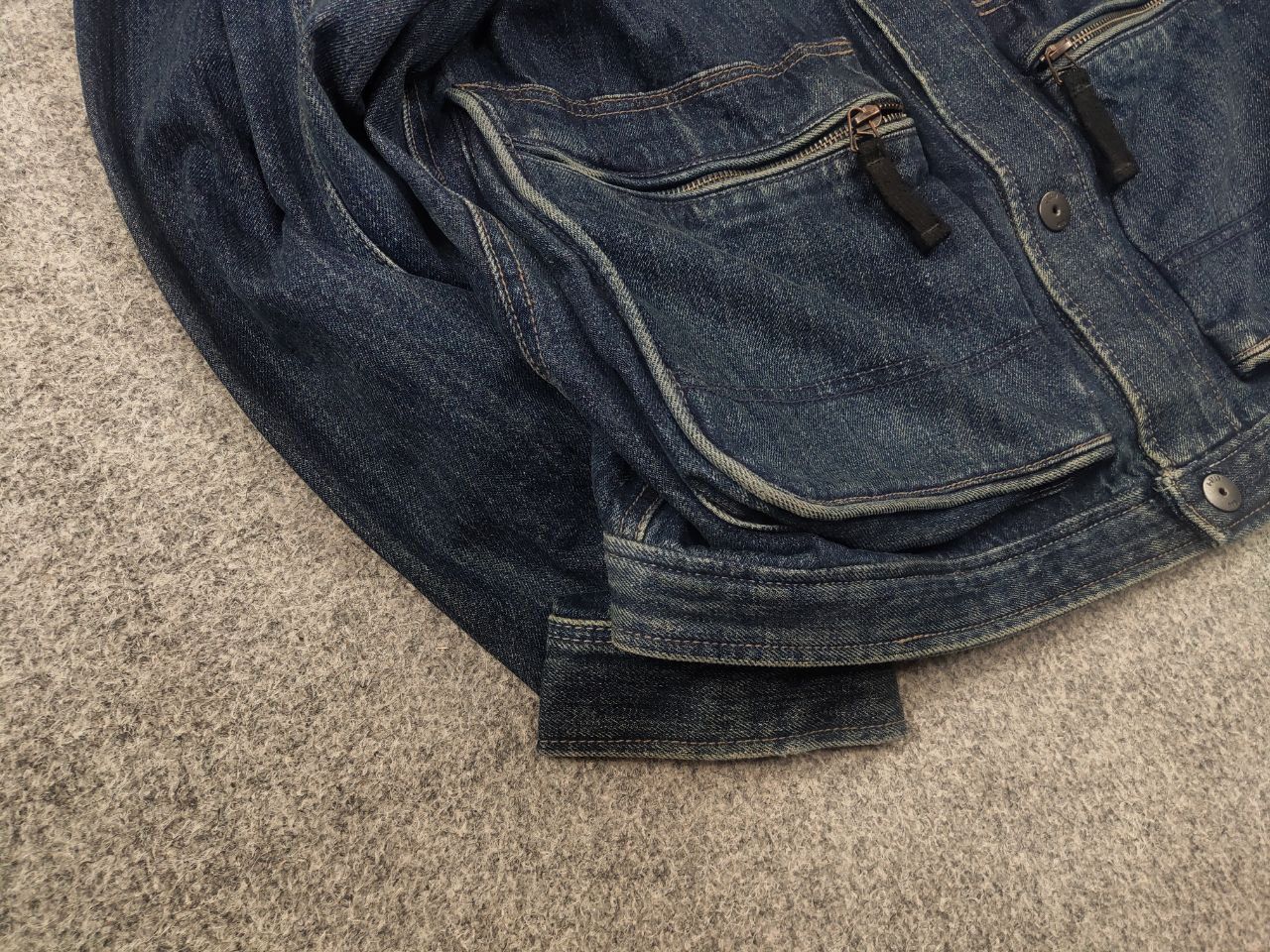 G-Star G-Star RAW Utility Coach Dakota Cargo Denim Vintage Jacket Size US L / EU 52-54 / 3 - 6 Thumbnail