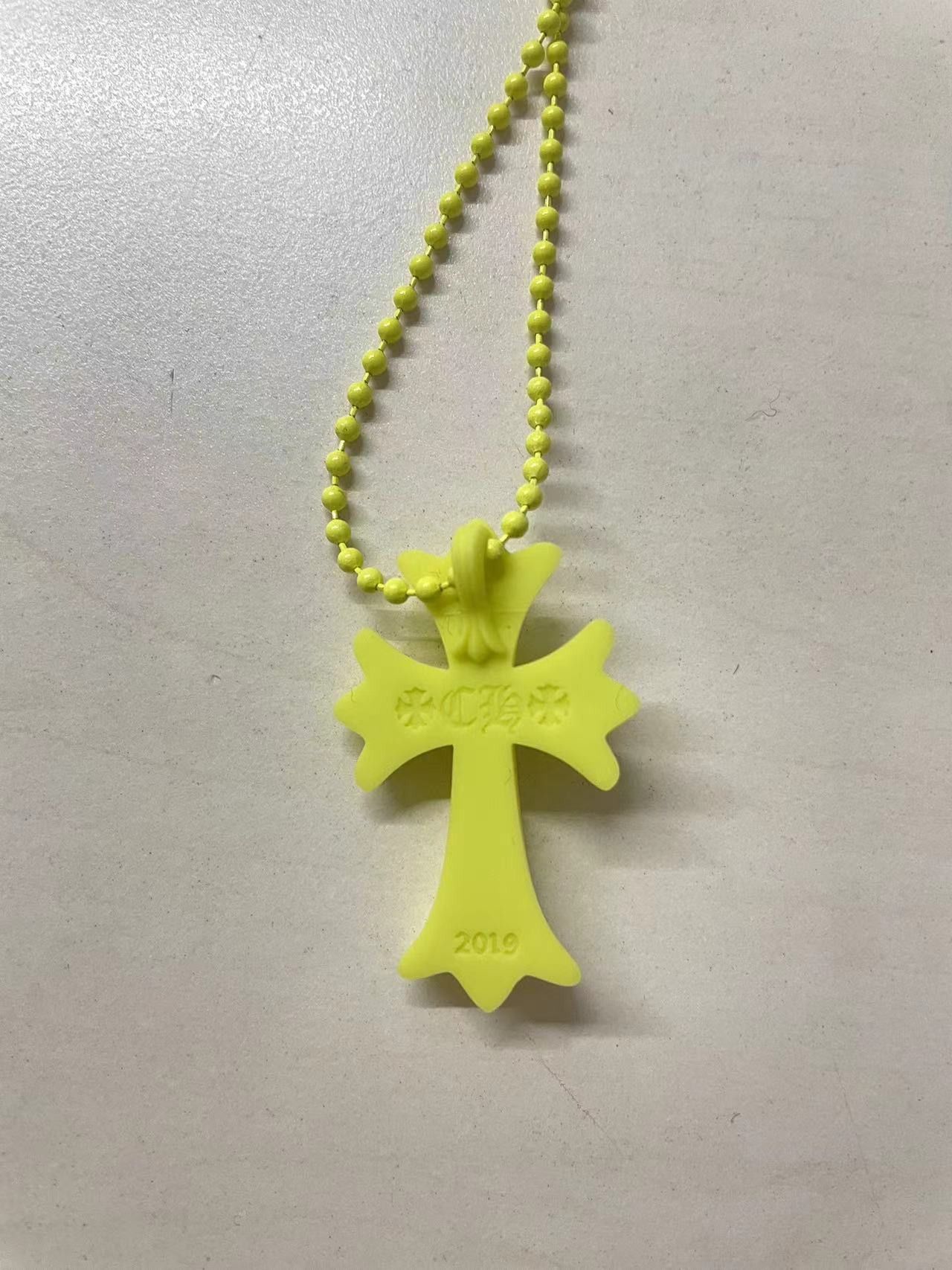 Chrome Hearts Chrome Hearts Resin Cross Pendant Ball Chain Necklace Size ONE SIZE - 5 Thumbnail