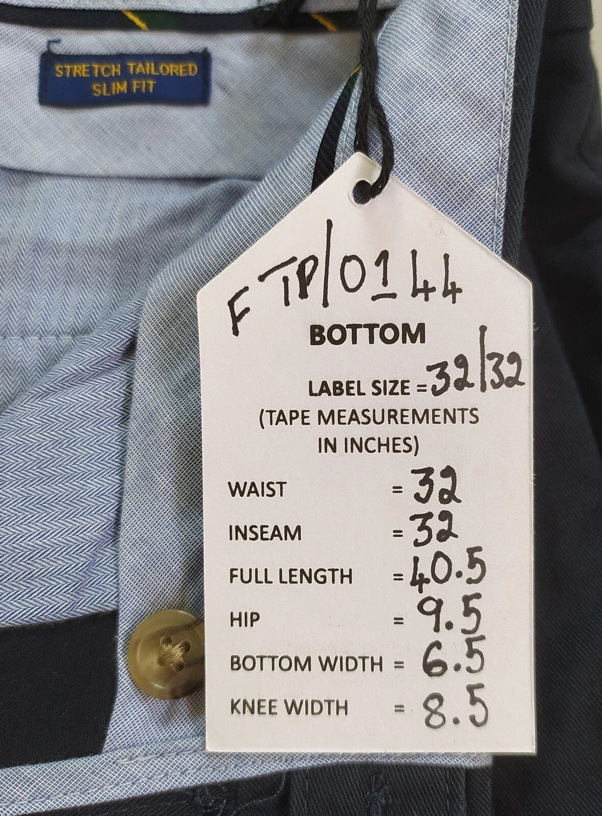 Polo Ralph Lauren Polo Ralph Lauren Stretch Slim Fit Chino Trouser FTP 0144 Size US 32 / EU 48 - 6 Thumbnail