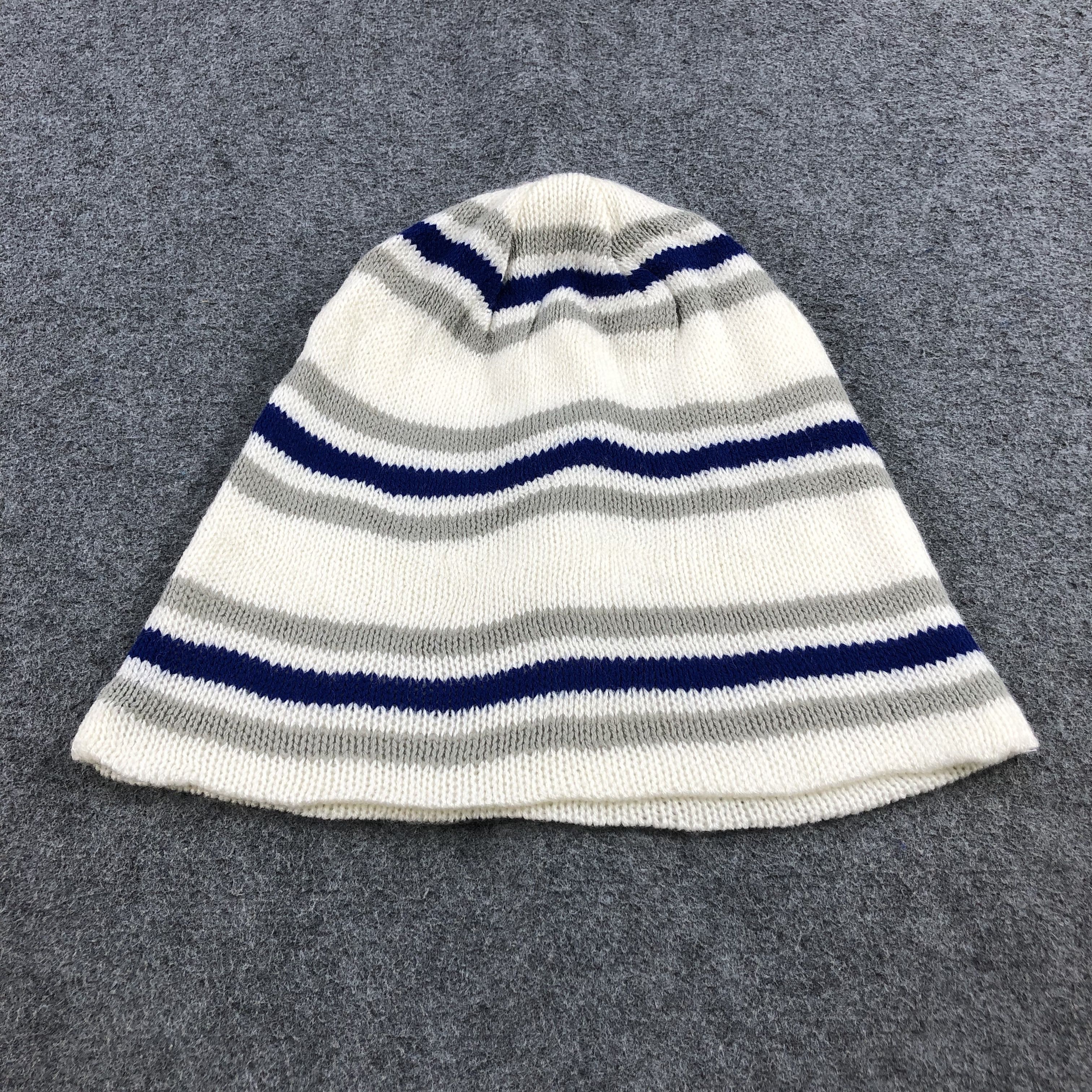 Vintage Adidas Stripes Slouchy Beanie Snowcap Snow Hat B123 Size ONE SIZE - 3 Thumbnail