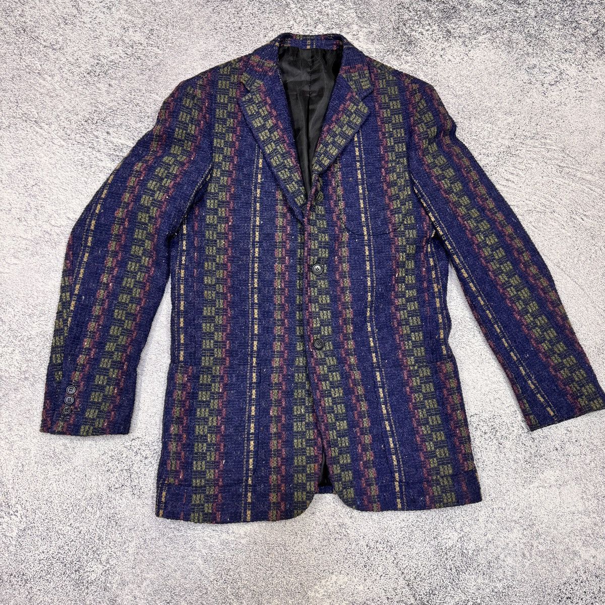 Other Michel Axel Paris 100% Lana Wool Mens Blazer Sport Coat 50R Size 50R - 8 Thumbnail