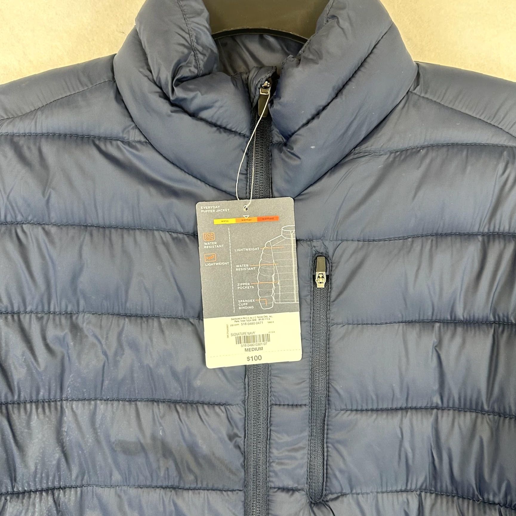 Vintage St Johns Bay Puffer Jacket Mens M Lightweight Water Resistant Everyday Coat Shirt Size US M / EU 48-50 / 2 - 4 Thumbnail
