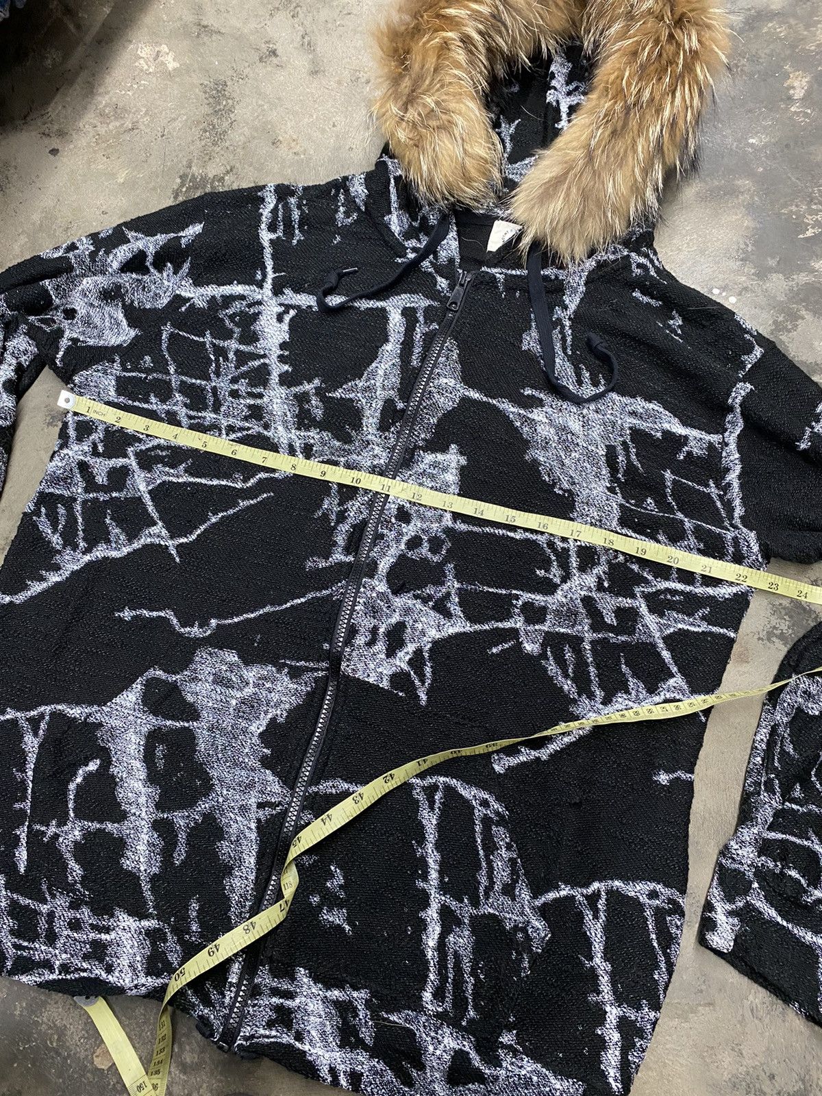 If Six Was Nine × Japanese Brand Fur hoodie undefined splater like hys junya style Size US L / EU 52-54 / 3 - 10 Thumbnail
