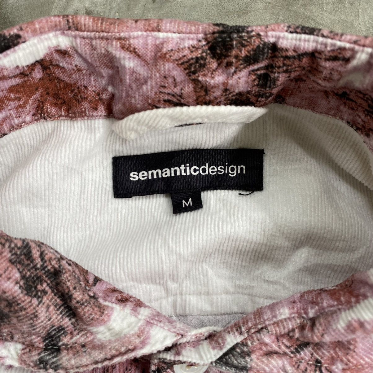 semanticdesign Semanticdesign Tornado Mart Style Dye Floral Corduroy shirt Size US M / EU 48-50 / 2 - 5 Thumbnail