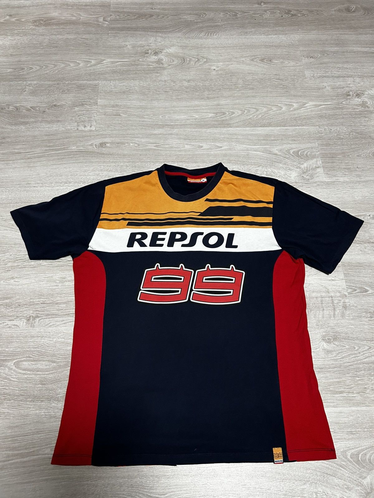 Honda Vintage Honda Repsol Jersey Moto GP T-shirt 99# Size US XL / EU 56 / 4 - 2 Thumbnail