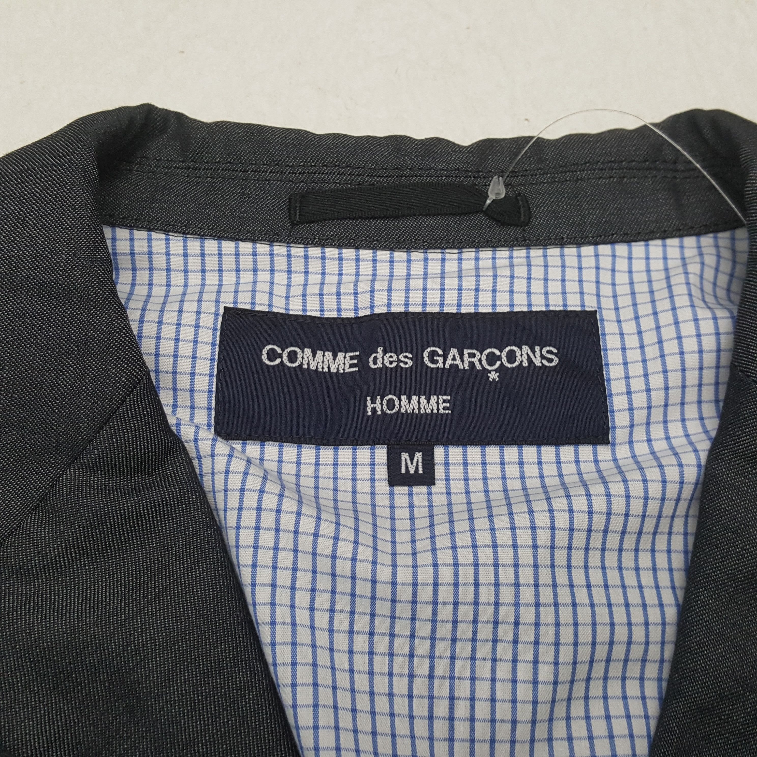 Comme des Garcons Homme × Japanese Brand × Vintage Comme Des Garcons Homme Designer Brand Blazer c282n28 Size US M / EU 48-50 / 2 - 5 Thumbnail