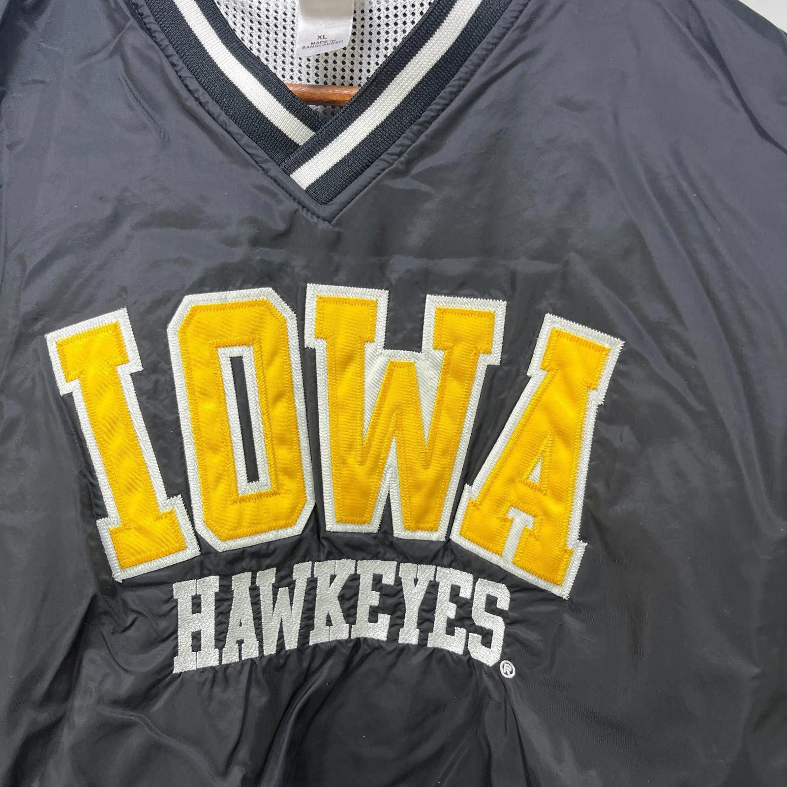 Other Vintage 90s Iowa Hawkeyes Pullover Windbreaker Jacket XL Size ONE SIZE - 3 Thumbnail
