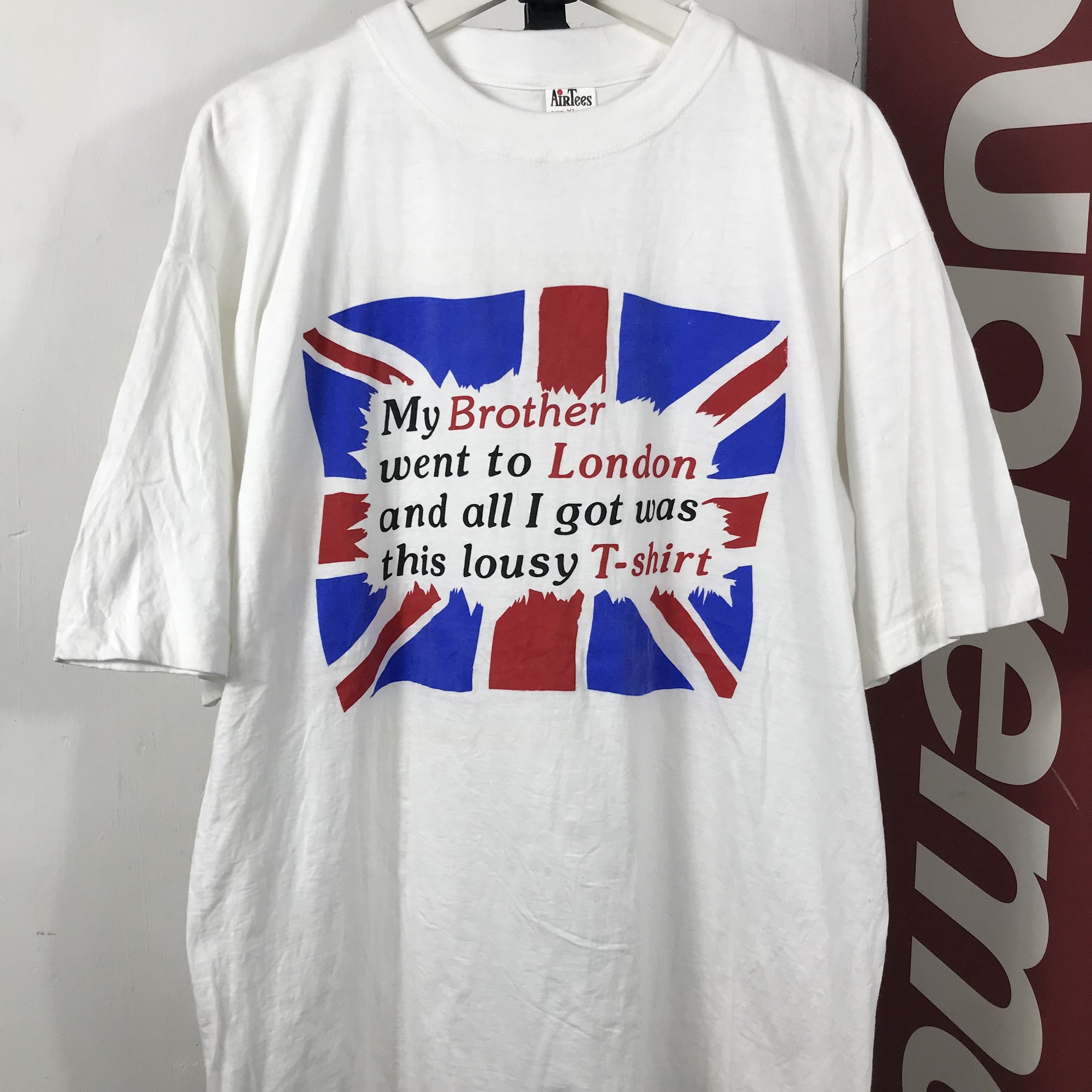 Vintage vintage Sex on london Humour Script Wording T shirt Size US XL / EU 56 / 4 - 2 Thumbnail