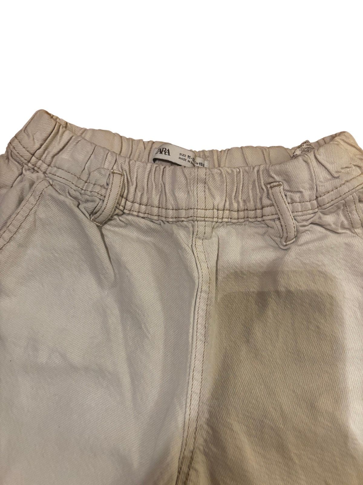 Zara Girls off white Jeans.kp2401 Size 22" - 7 Thumbnail