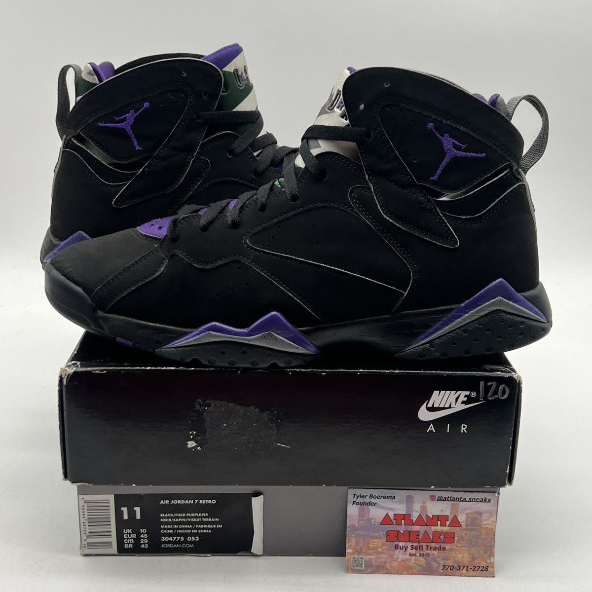 Jordan Brand Air Jordan 7 Ray Allen Size US 11 / EU 44 - 1 Thumbnail