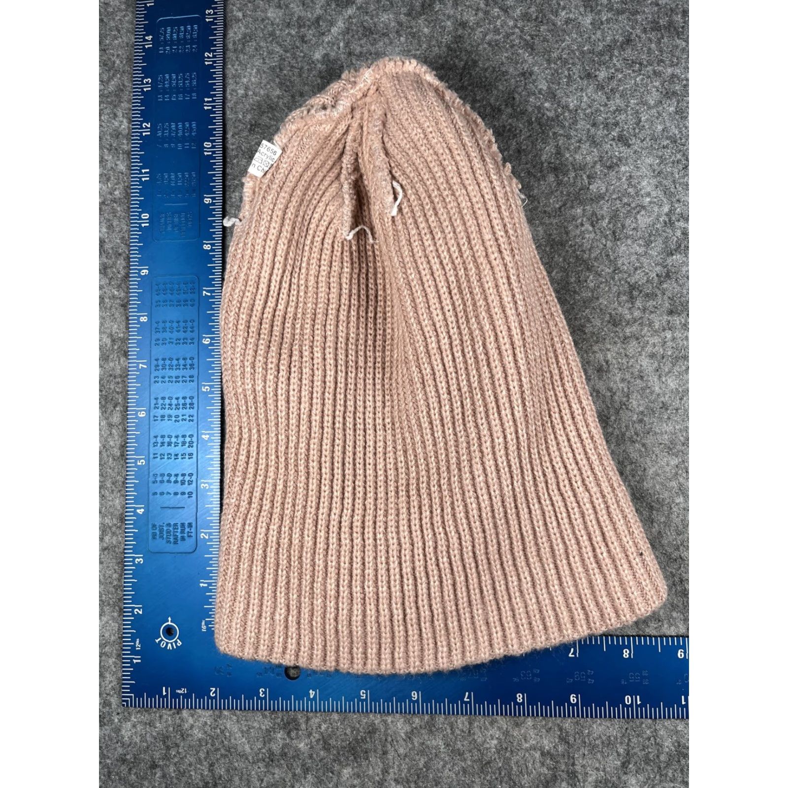 Vintage Alien Hat Beanie Teens One Size Pink Embroidered Alien Space Knit Cozy Winter Size ONE SIZE - 6 Thumbnail